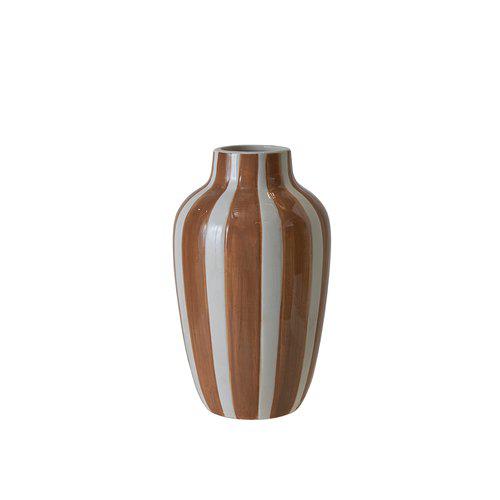 Wikholm Rubi Vase H20cm White/Brown