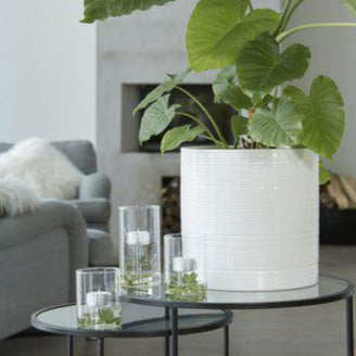 Wikholm Simona White Planters set of 2