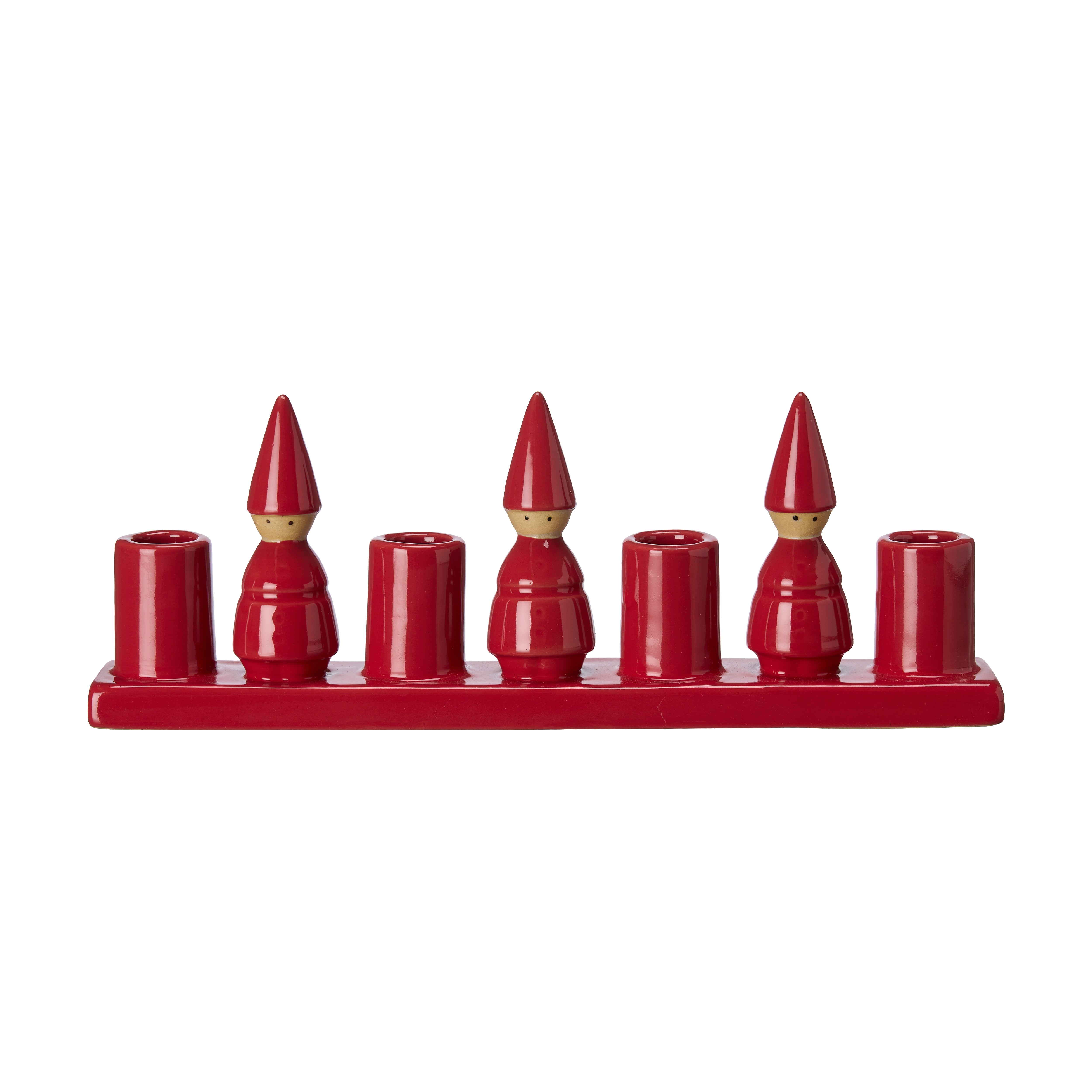 Wikholm Santa Gnome Candle Holder