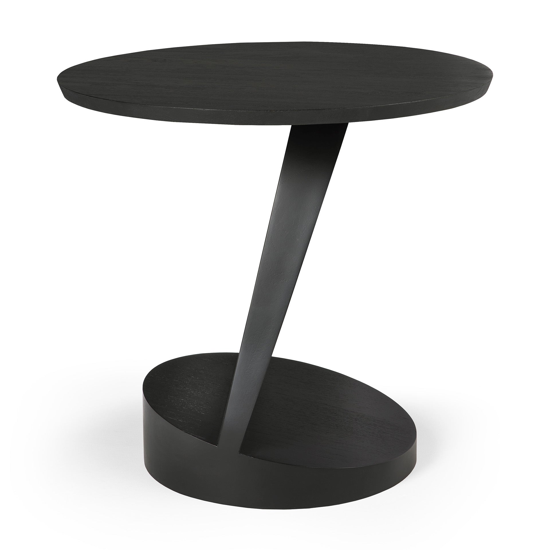 Ethnicraft Oblic Black Teak Side Table