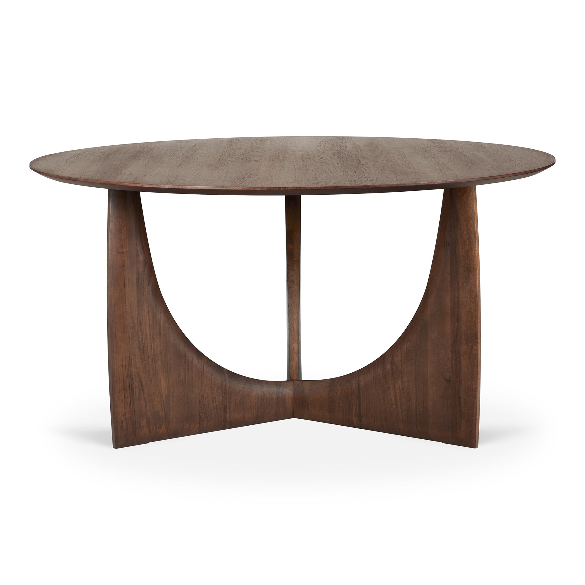 Ethnicraft Geometric Round Dining Table