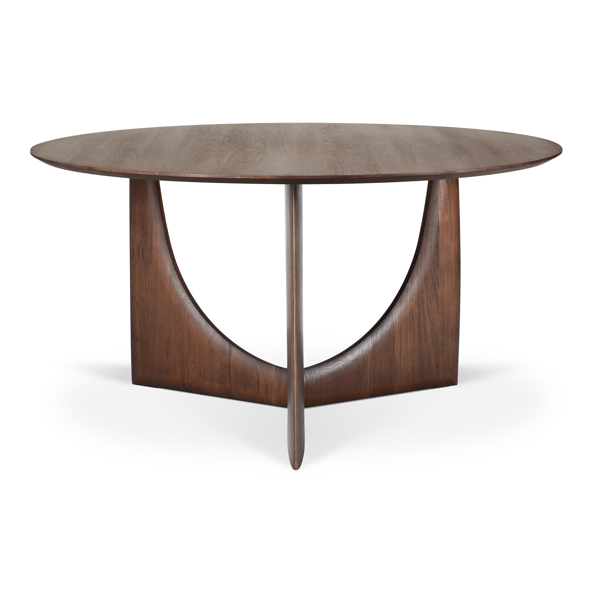 Ethnicraft Geometric Round Dining Table