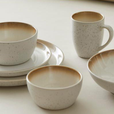 Bitz Small Bowl Cream/Cream 14cm