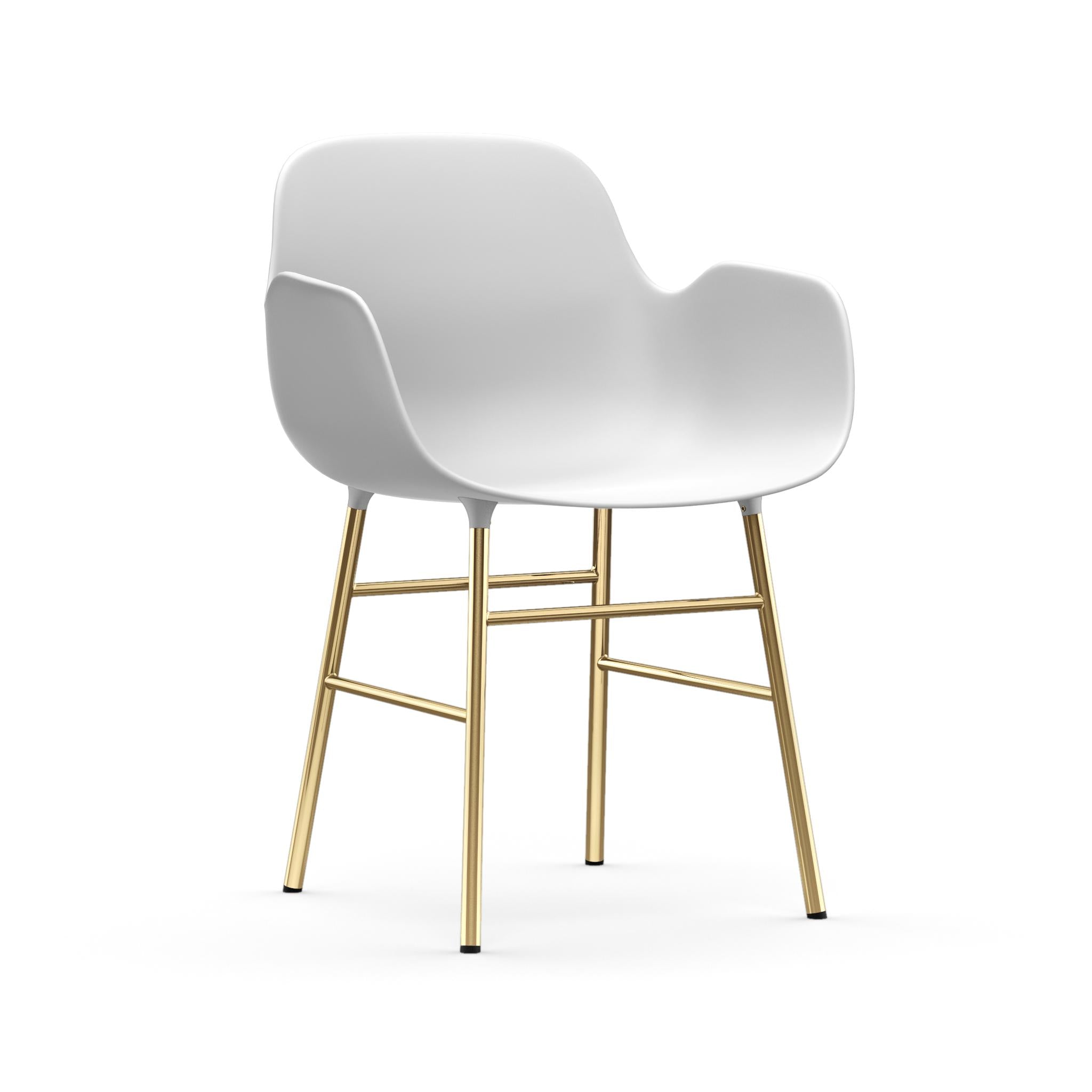 Normann Copenhagen Form Brass Dining Armchair