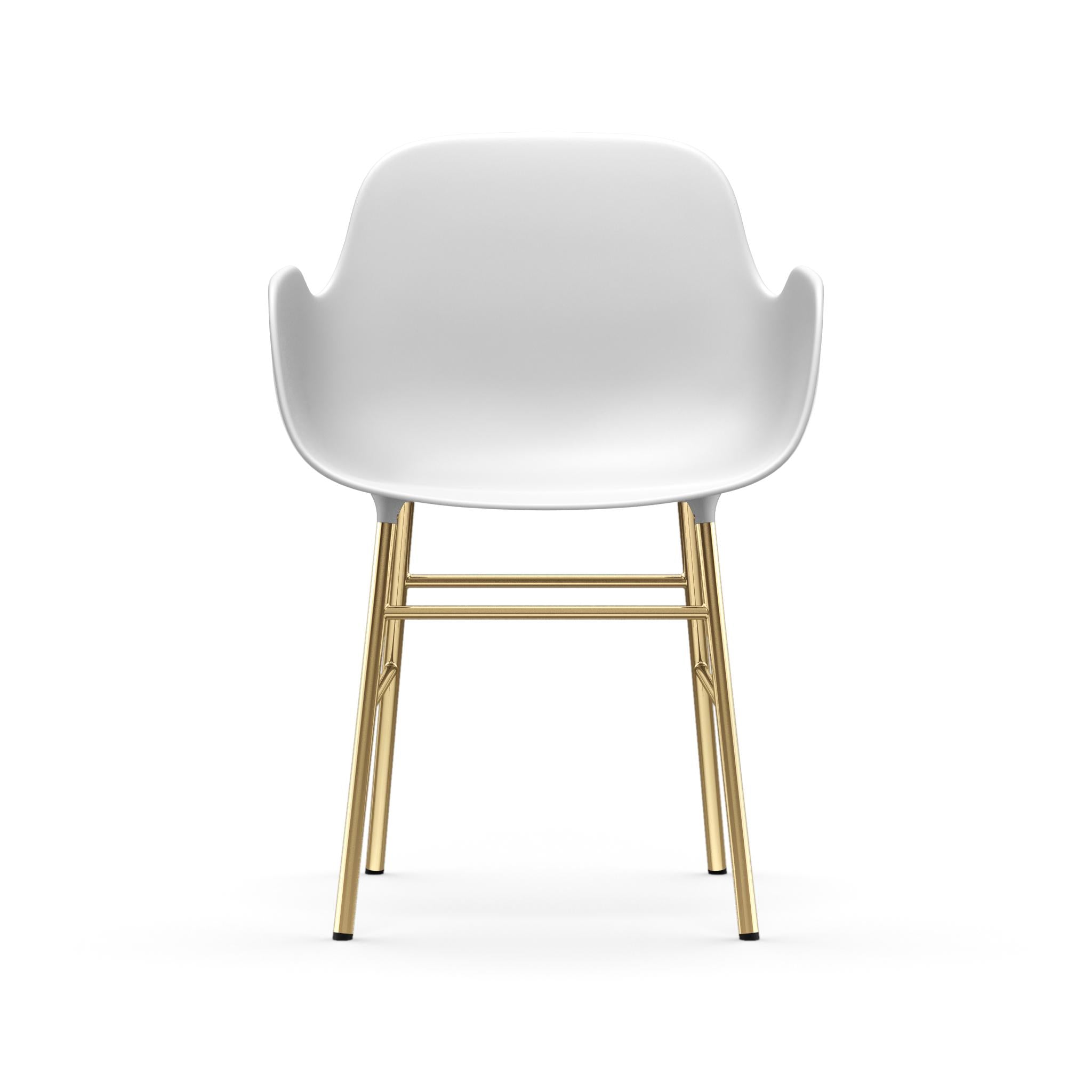 Normann Copenhagen Form Brass Dining Armchair