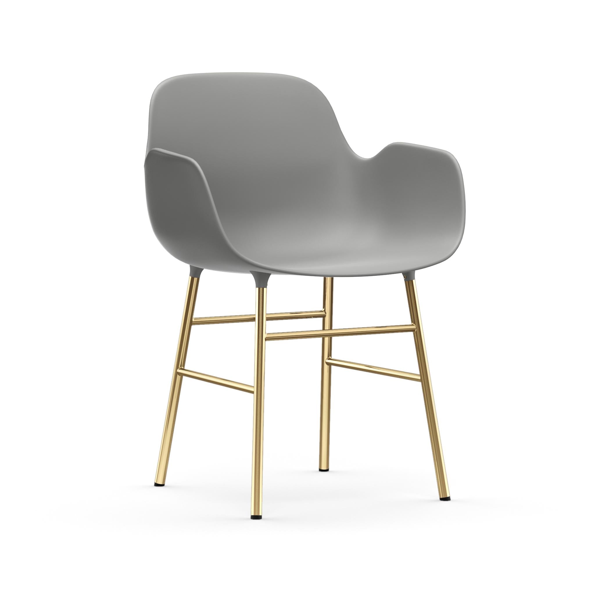 Normann Copenhagen Form Brass Dining Armchair