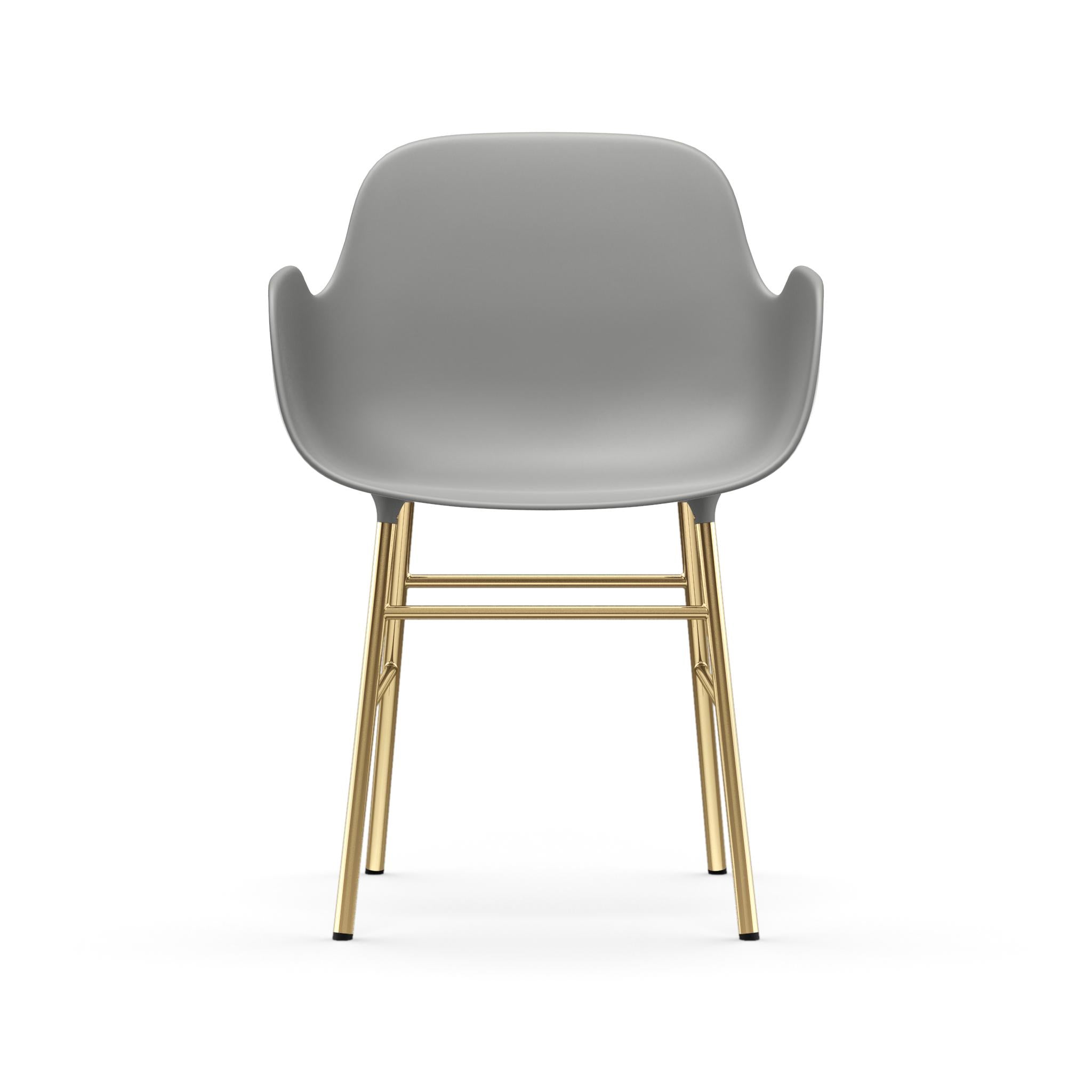 Normann Copenhagen Form Brass Dining Armchair