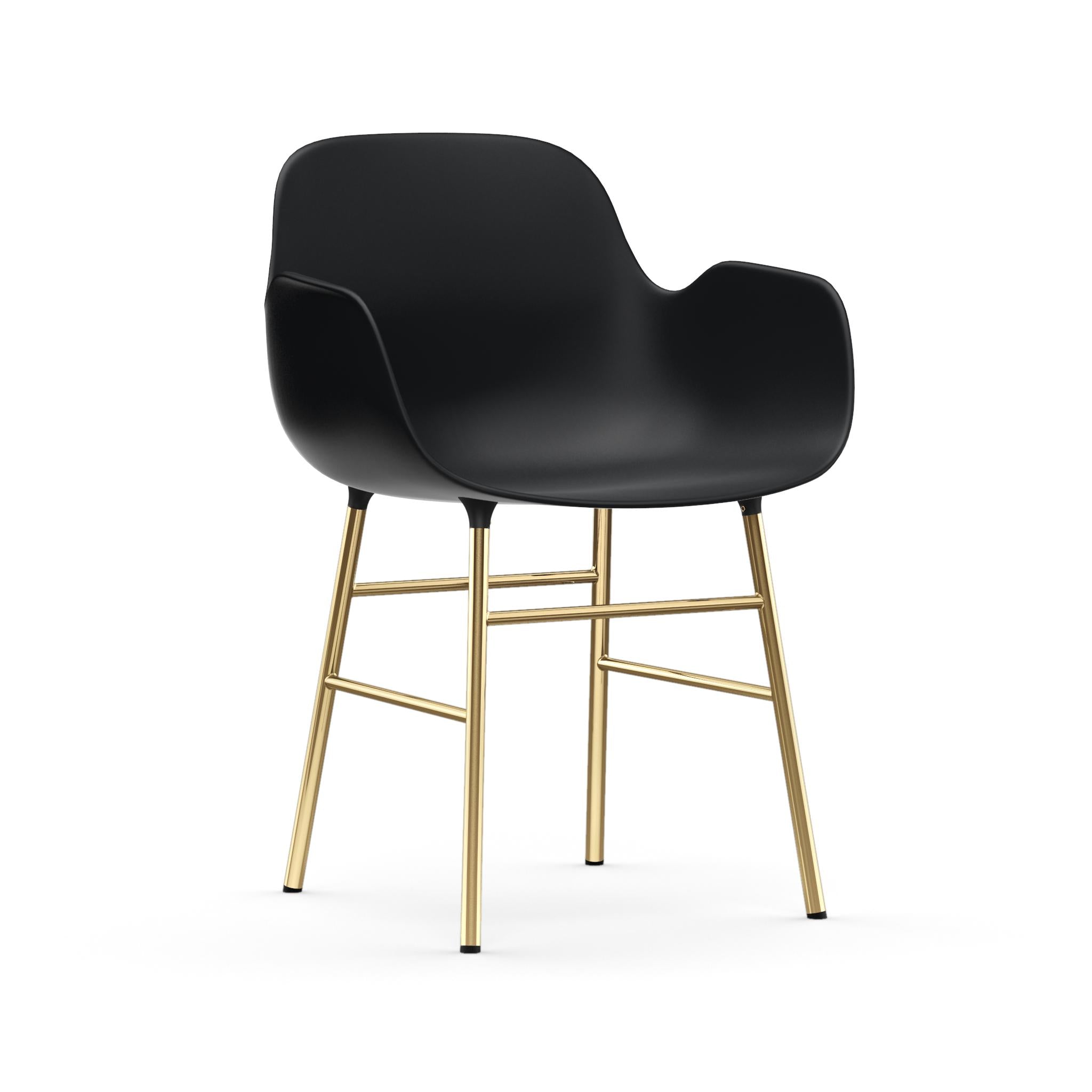Normann Copenhagen Form Brass Dining Armchair