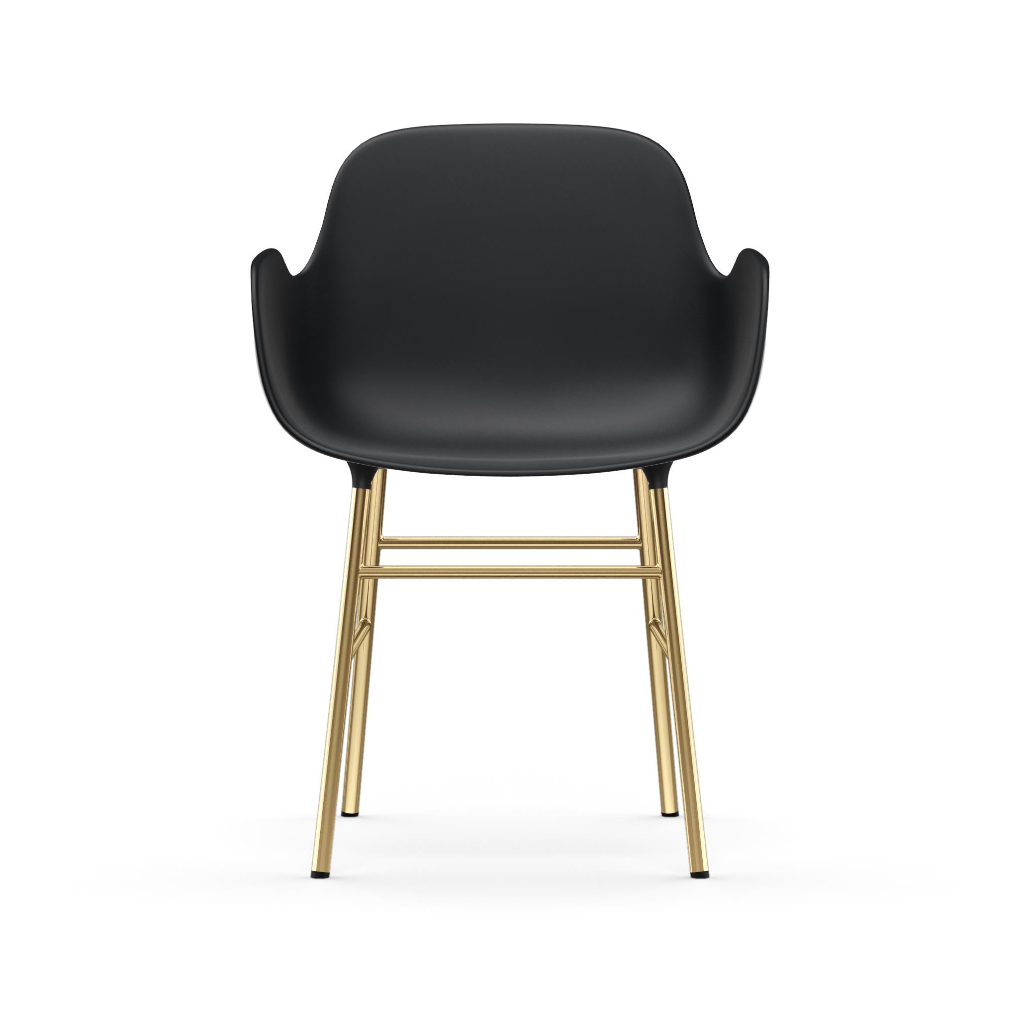 Normann Copenhagen Form Brass Dining Armchair
