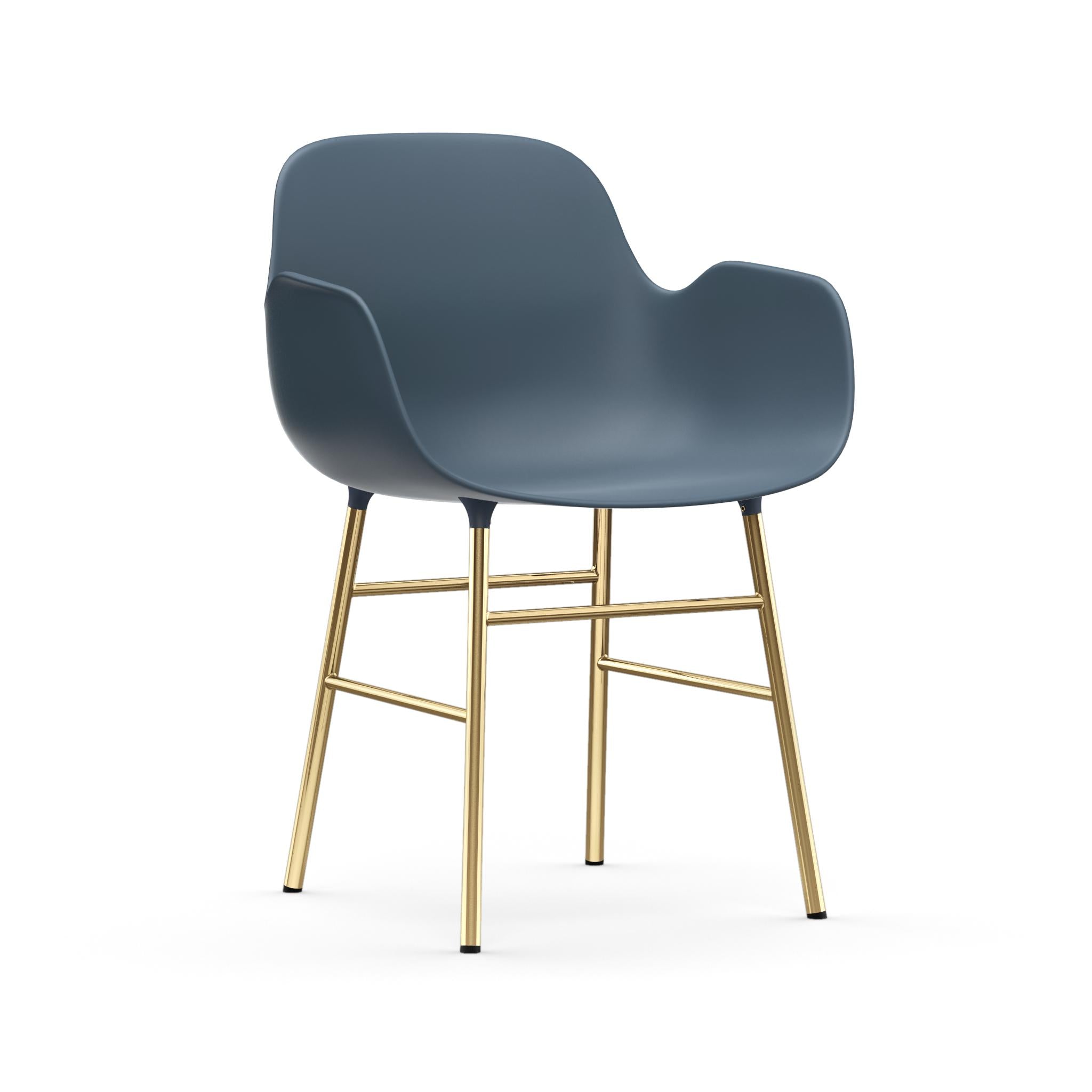 Normann Copenhagen Form Brass Dining Armchair