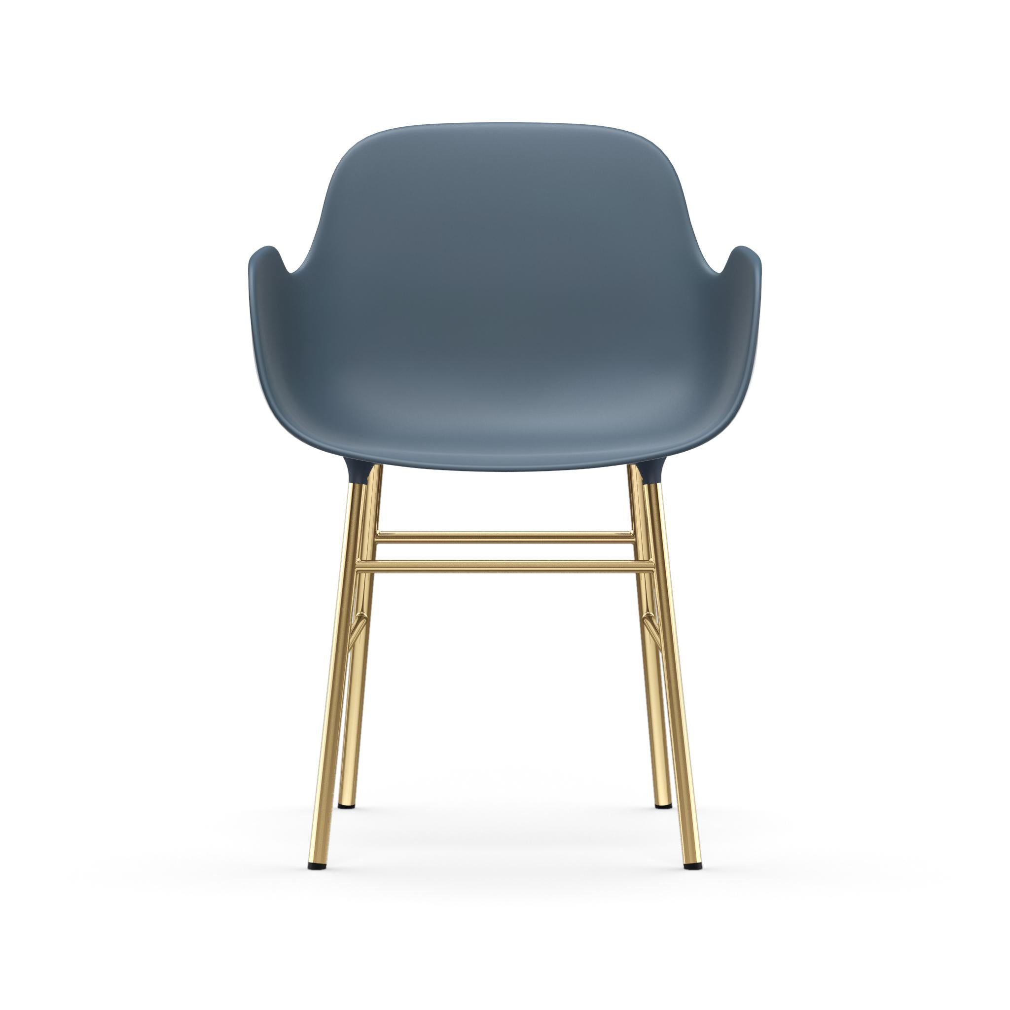 Normann Copenhagen Form Brass Dining Armchair