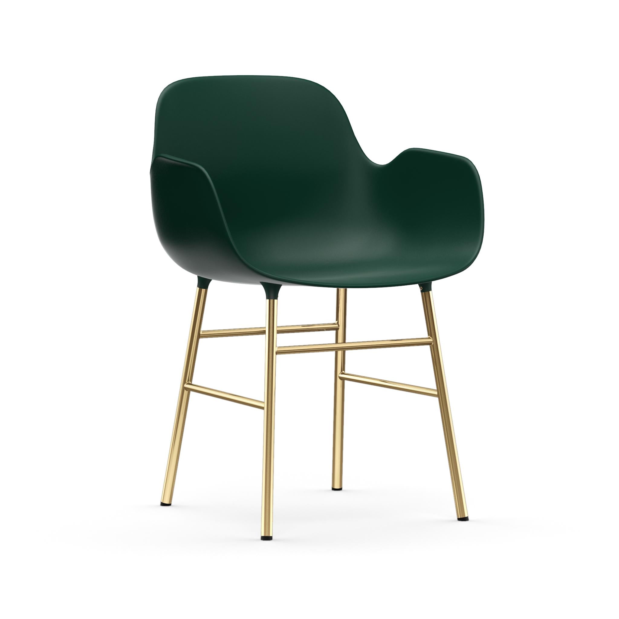 Normann Copenhagen Form Brass Dining Armchair