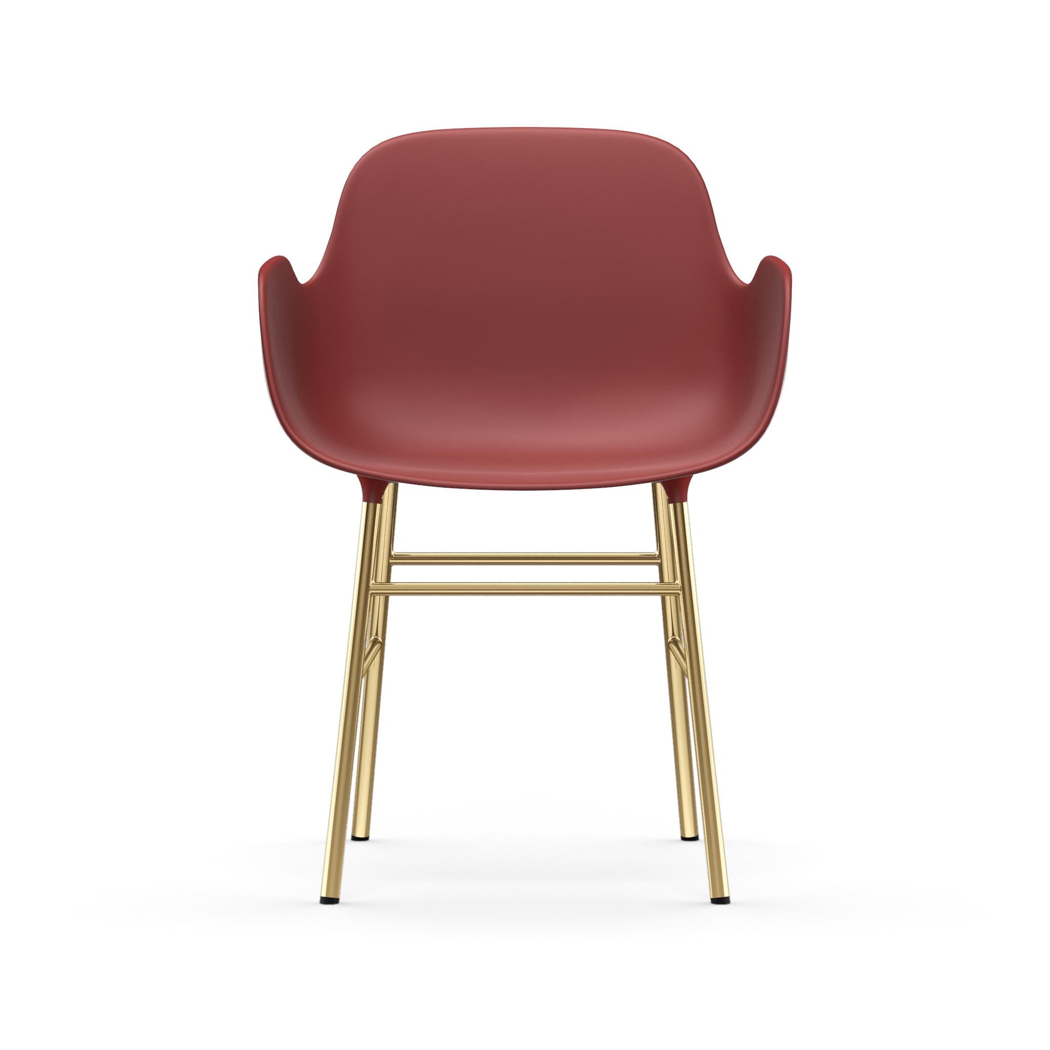 Normann Copenhagen Form Brass Dining Armchair