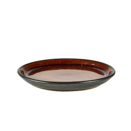 Bitz Gastro Small Plate Black/Amber 17cm