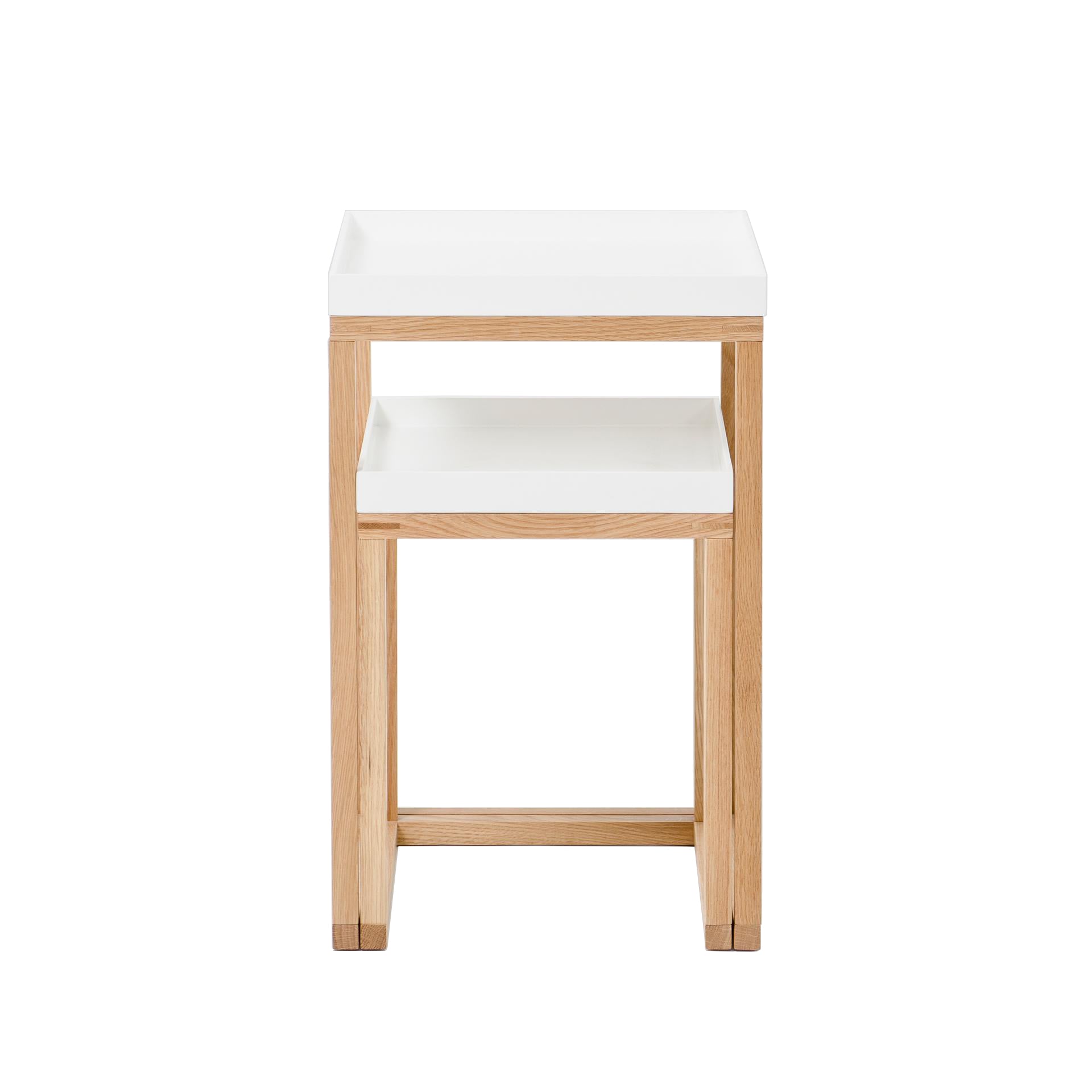 Wireworks Nest Pair of Oak Tables