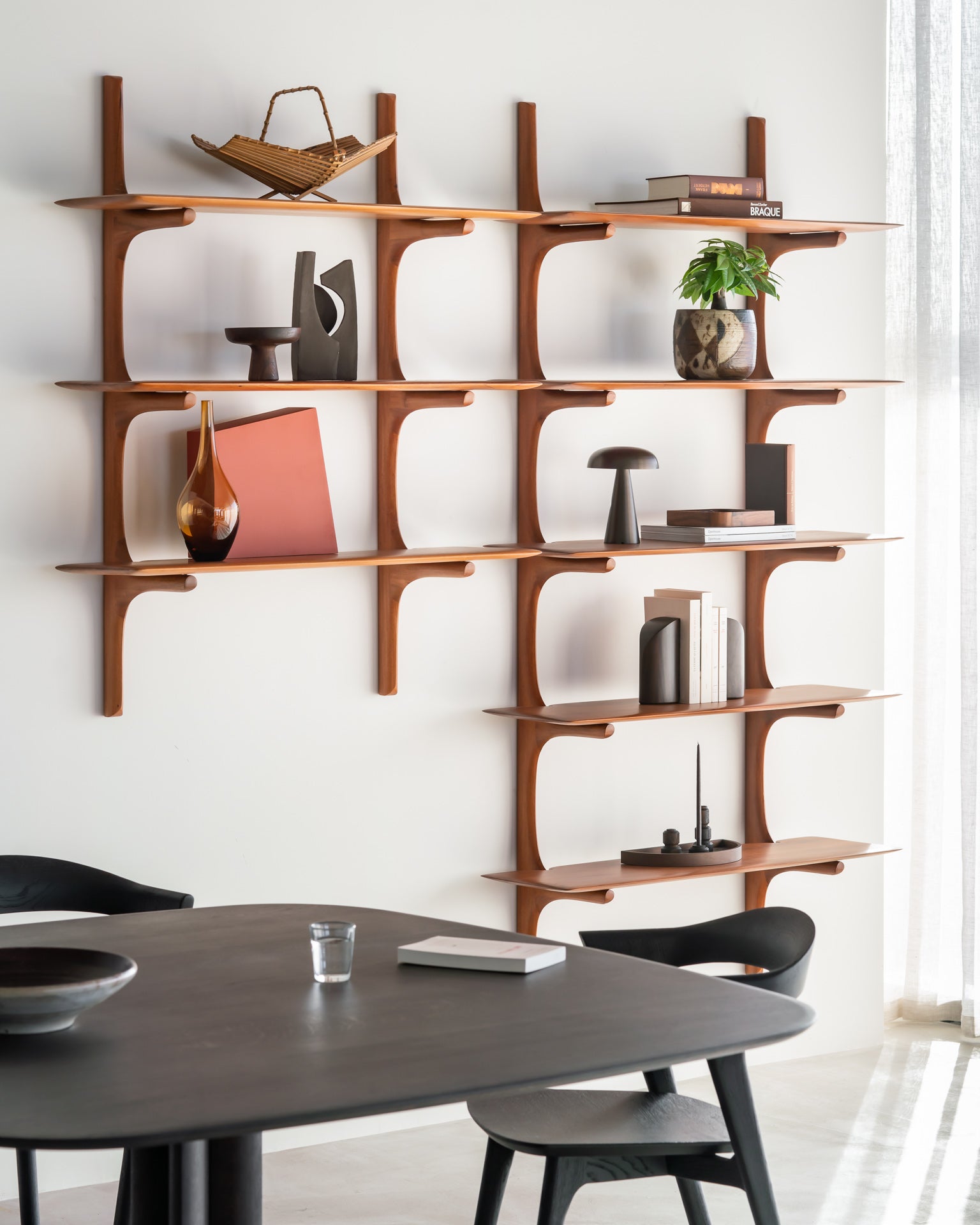 Ethnicraft PI Wall Shelf 3 Shelves