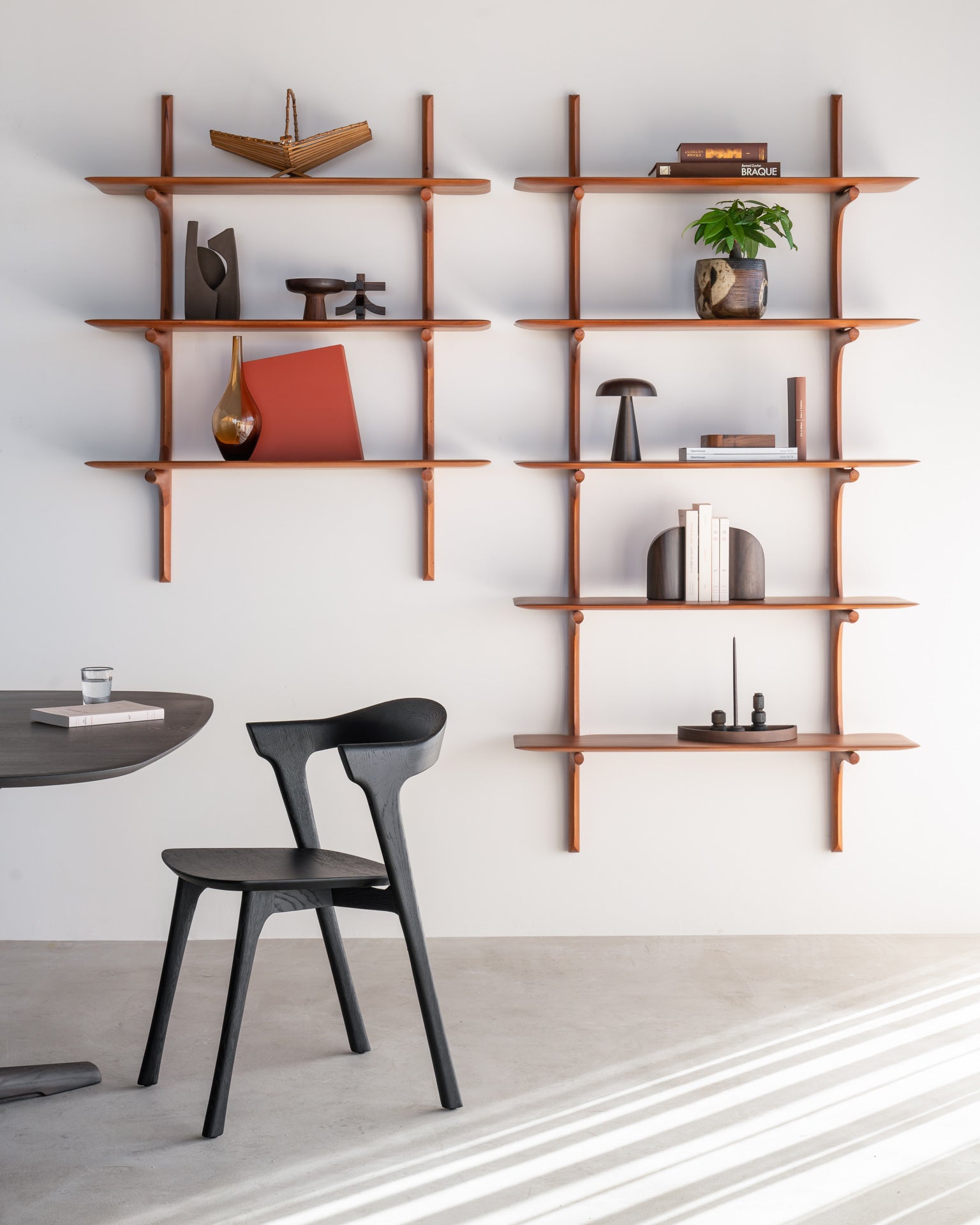 Ethnicraft PI Wall Shelf 5 Shelves