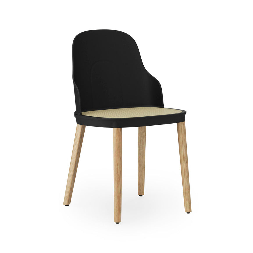 Normann Copenhagen Allez Wicker Seat Oak Chair