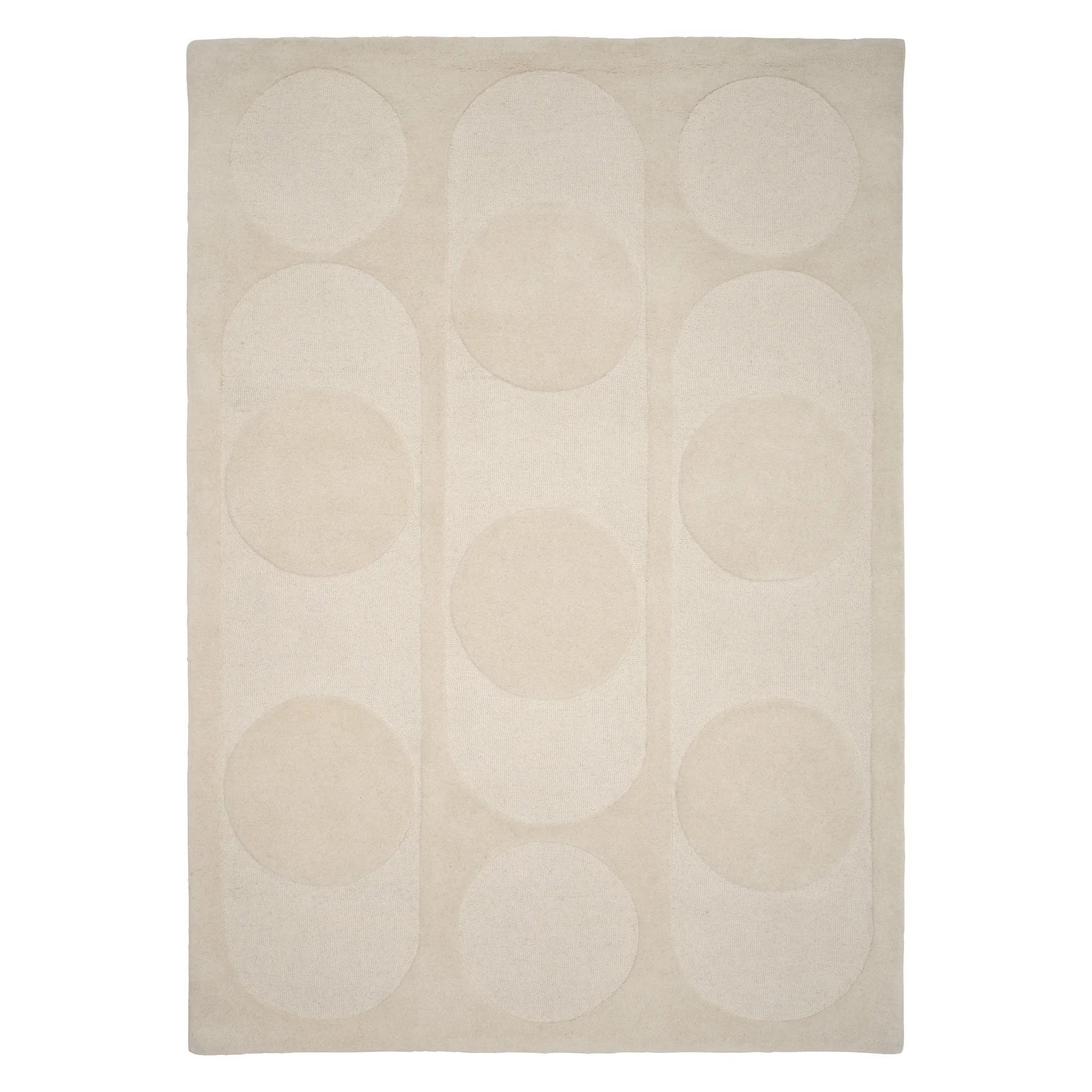 Linie Design Orb Alliance White Rug
