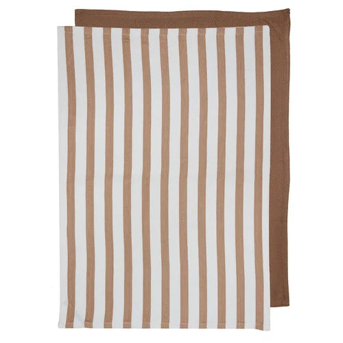 Ladelle Raya Cotton Bamboo Kitchen Towel 2 Pack