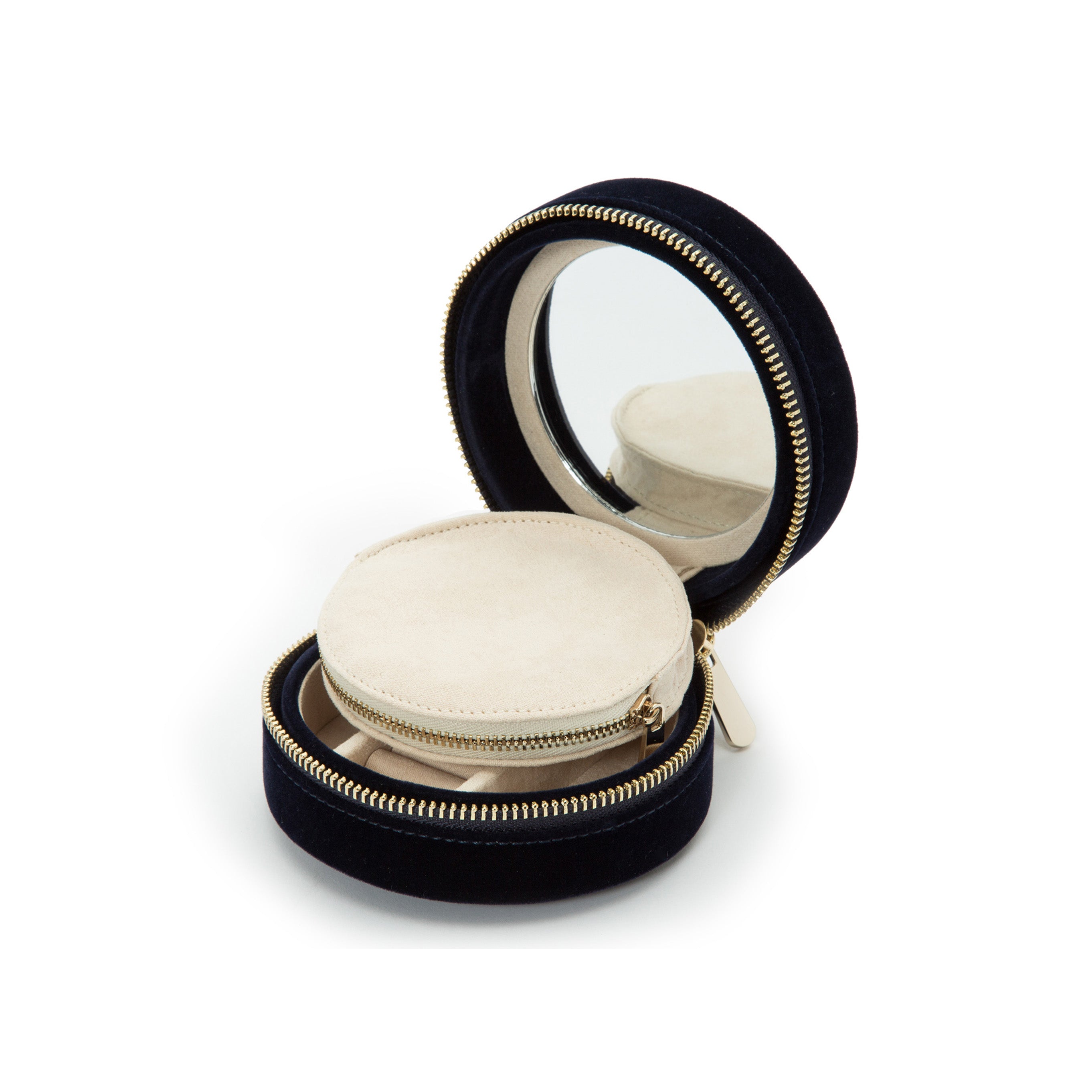 Wolf 1834 Zoe Travel Round Jewellery Case