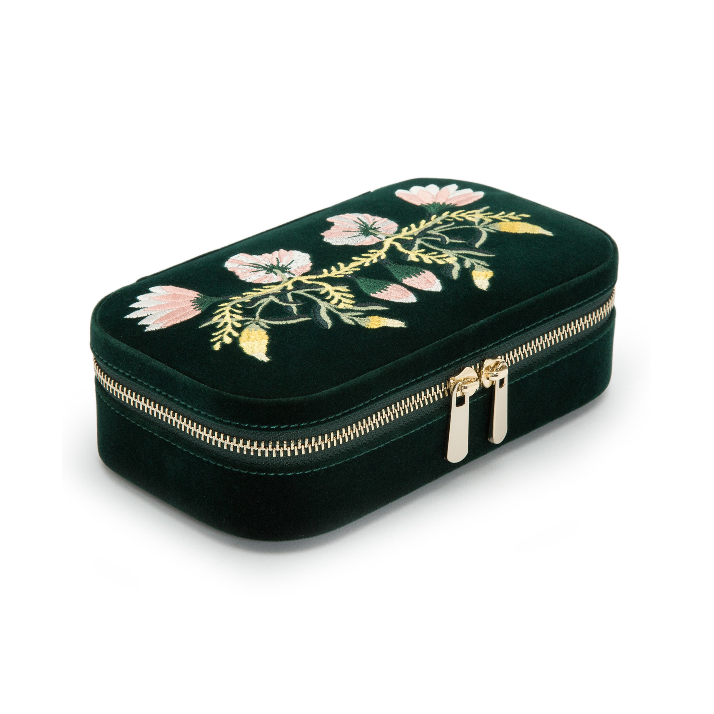 WOLF Zoe Travel Zip Jewellery Case