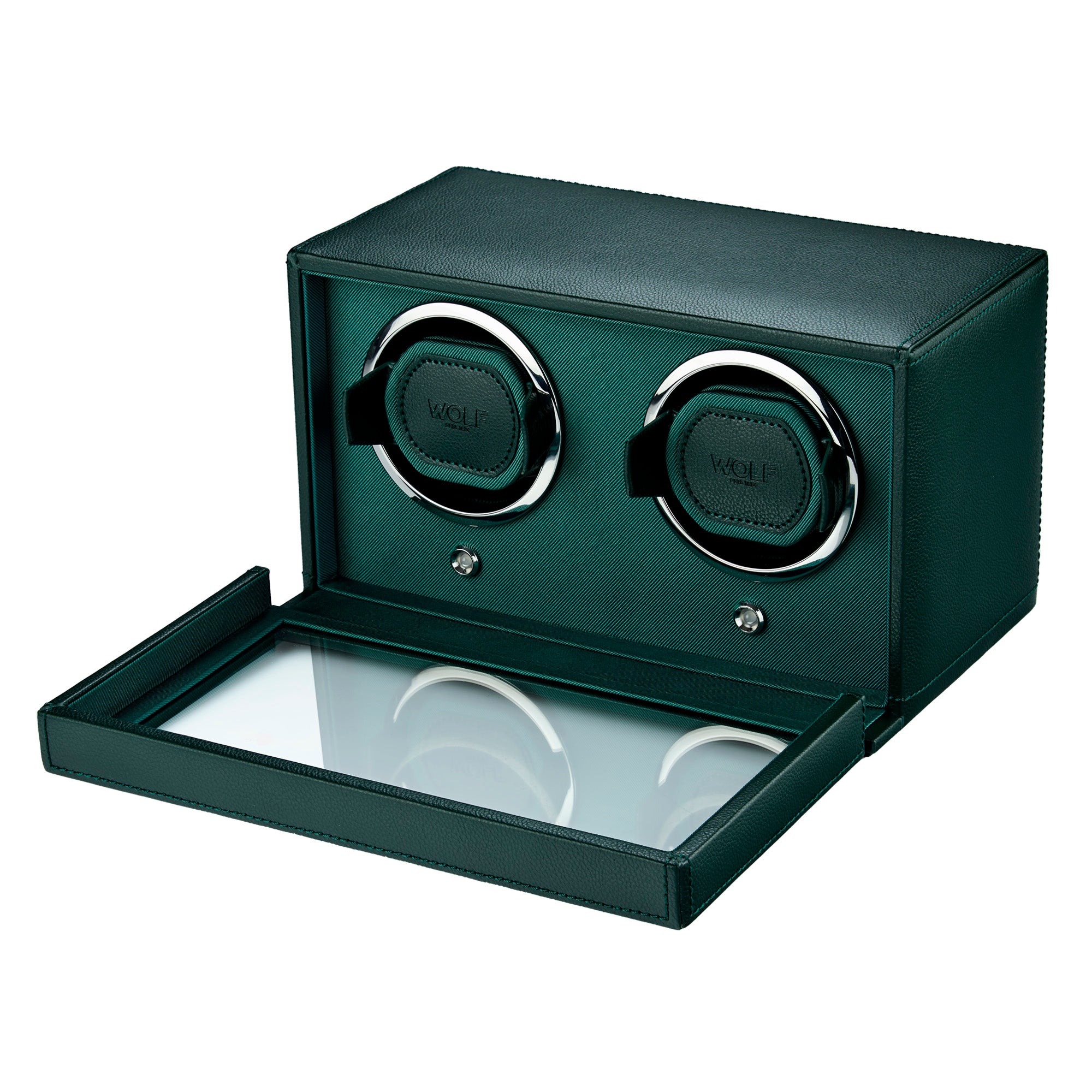WOLF Cub Double Watch Winder with Cover