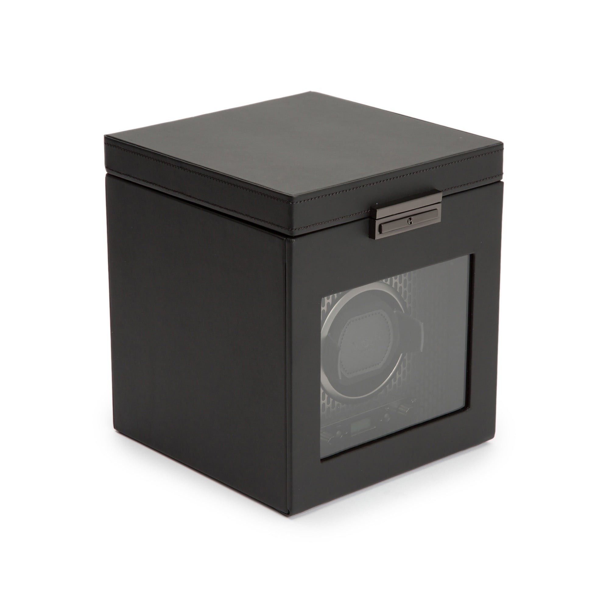 WOLF Axis Single Watch Winder with Storage