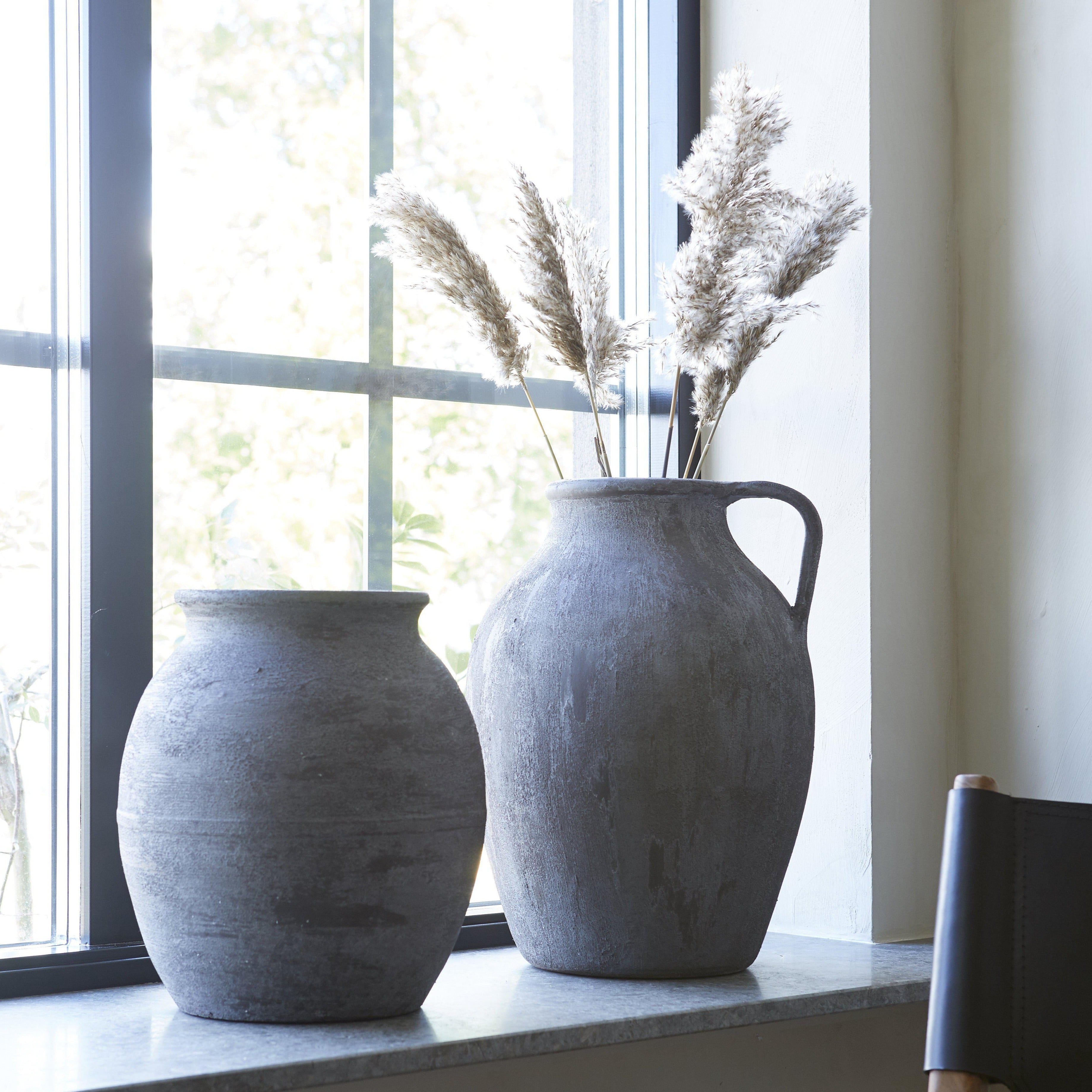 Wikholm Mara Urn Melange Brown 40cm