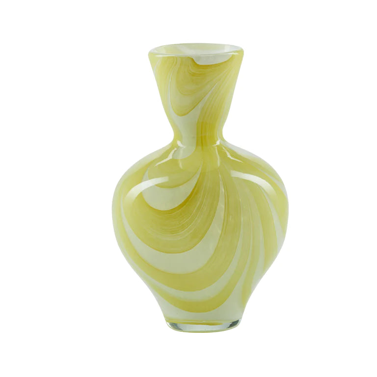 Bahne Heart Shaped Yellow Vase