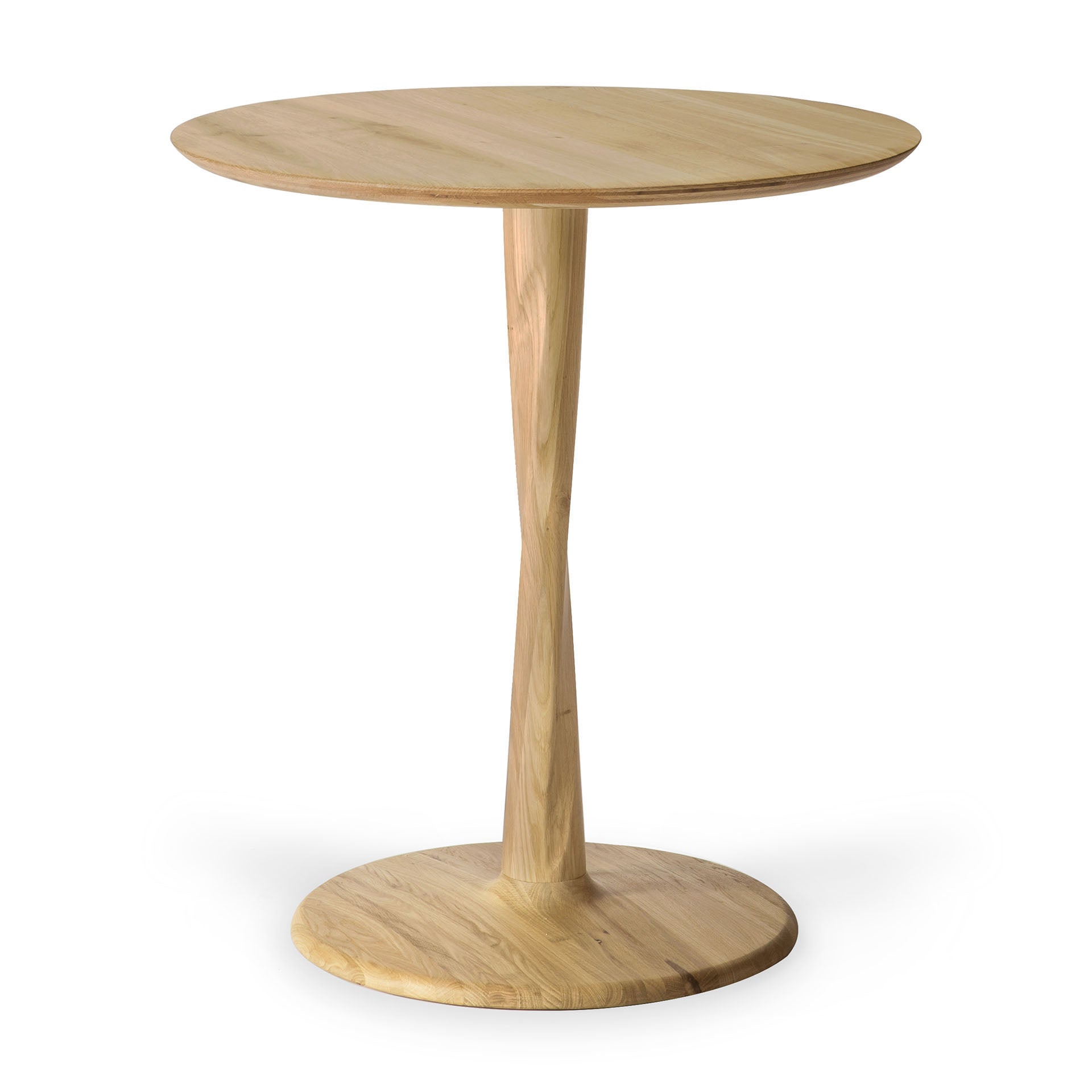 Ethnicraft Torsion Oak Round Dining Table