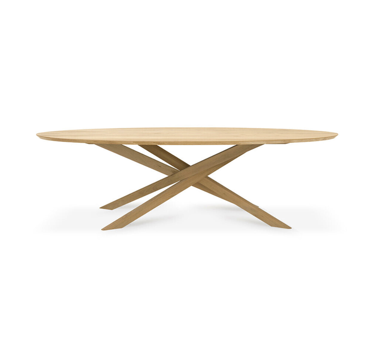 Ethnicraft Mikado Oak Oval Dining Table