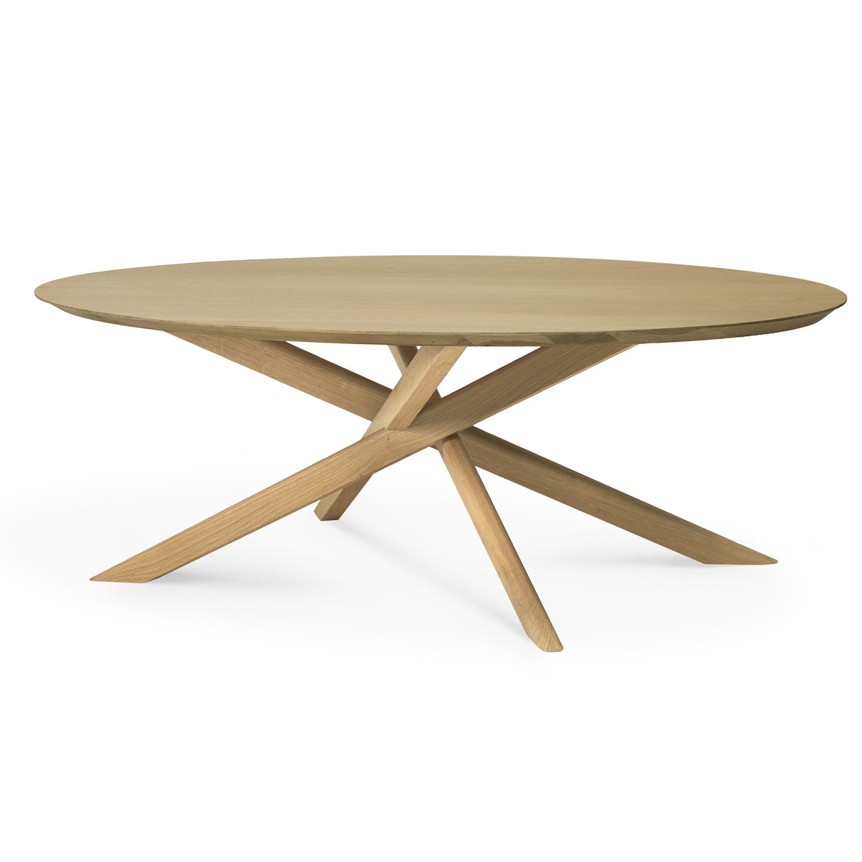 Ethnicraft Mikado Oval Coffee Table