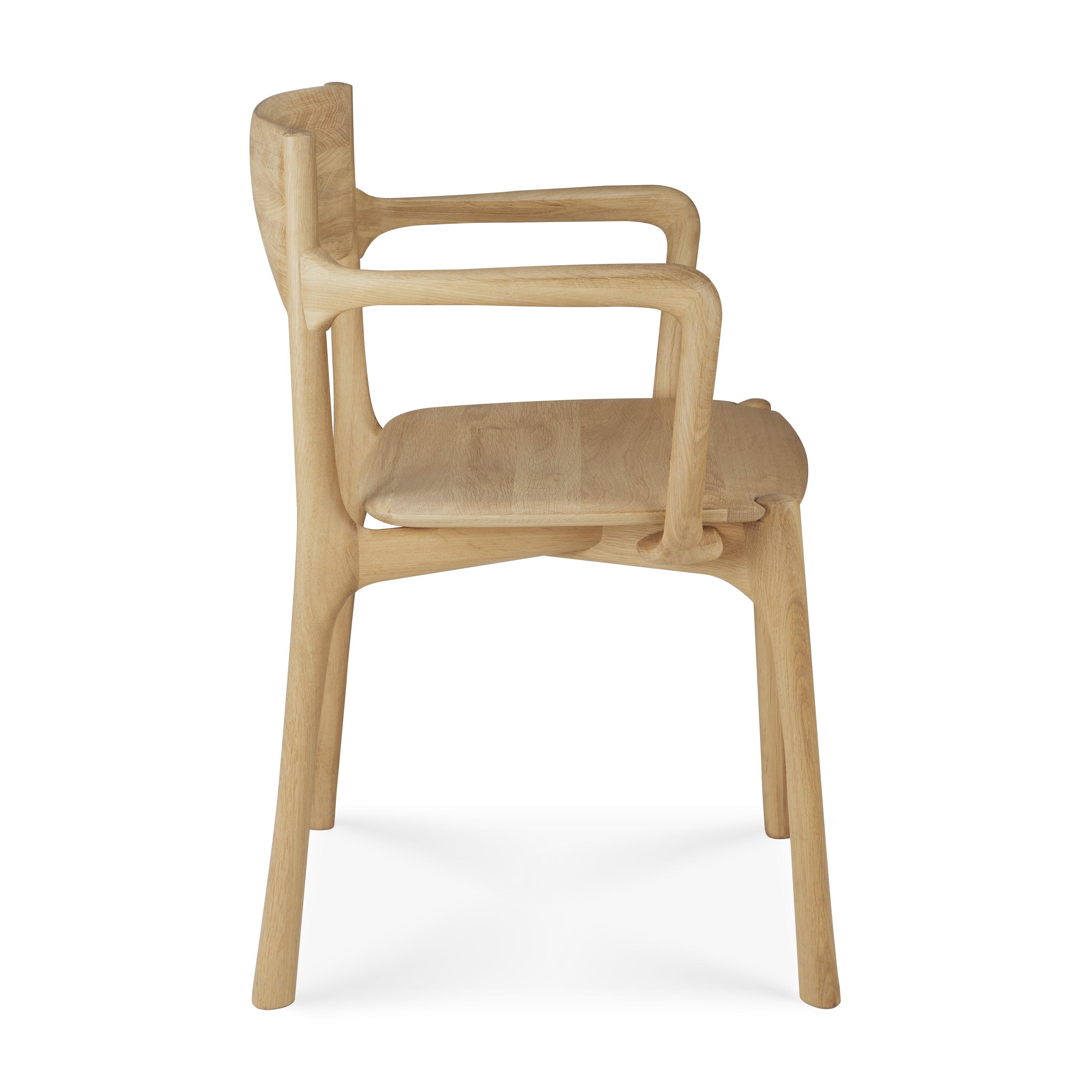 Ethnicraft PI Dining Chair with Armrest