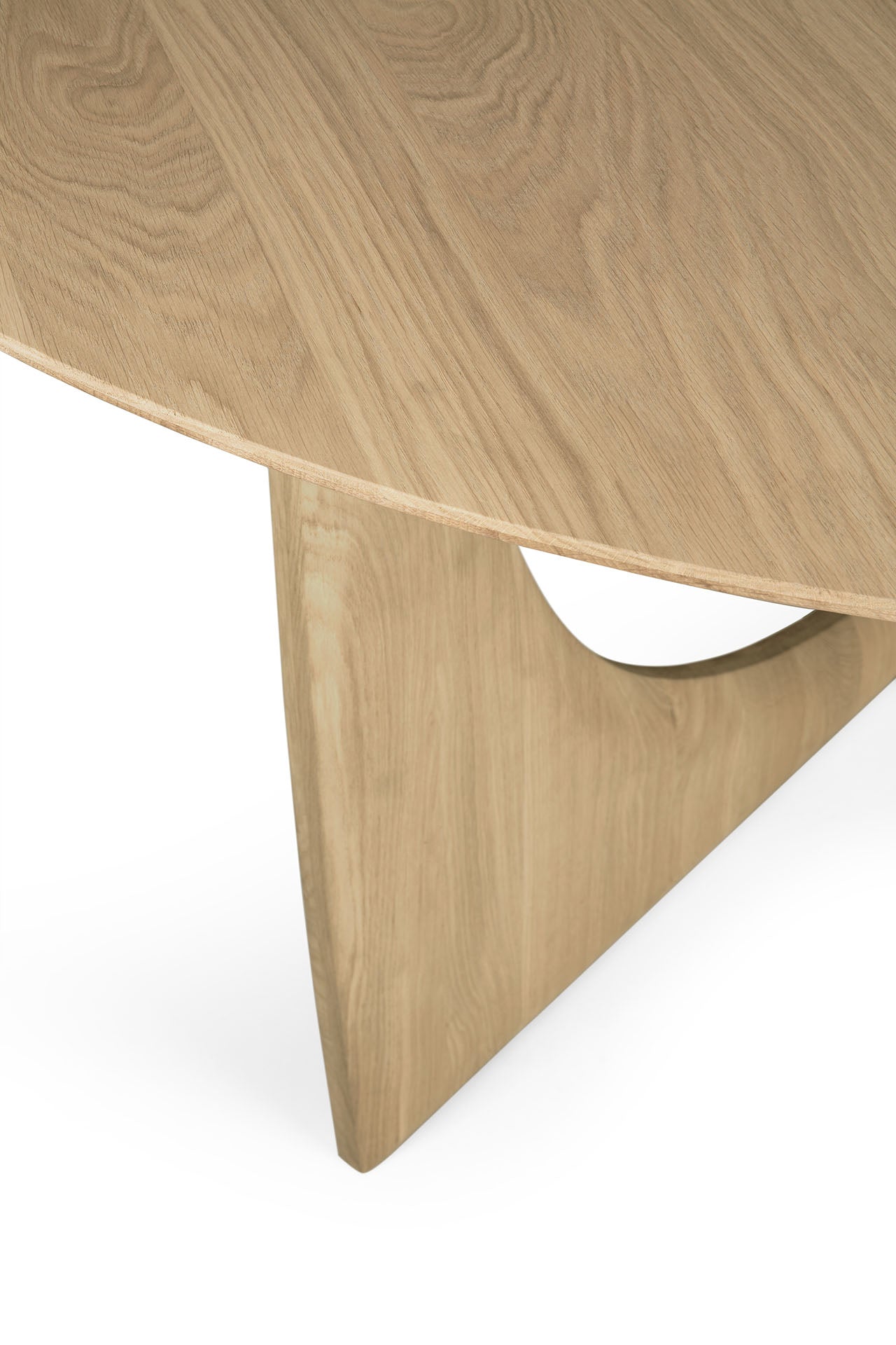 Ethnicraft Geometric Round Dining Table