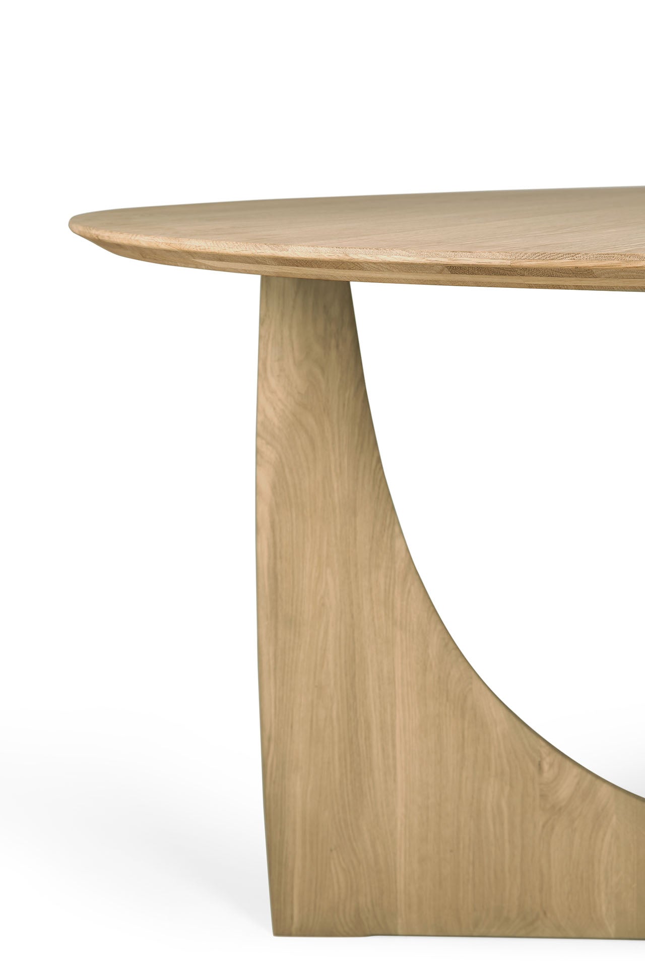 Ethnicraft Geometric Round Dining Table