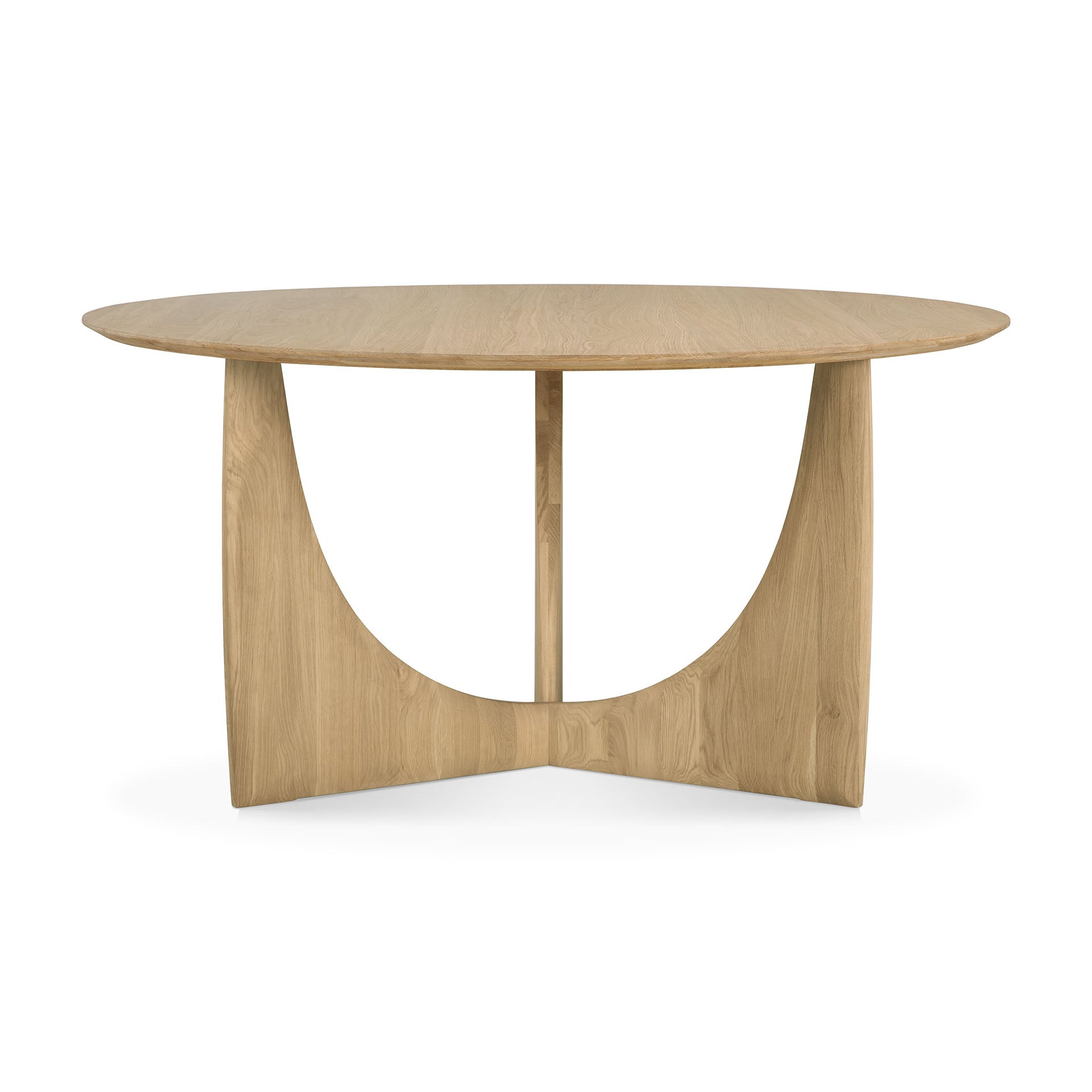 Ethnicraft Geometric Round Dining Table