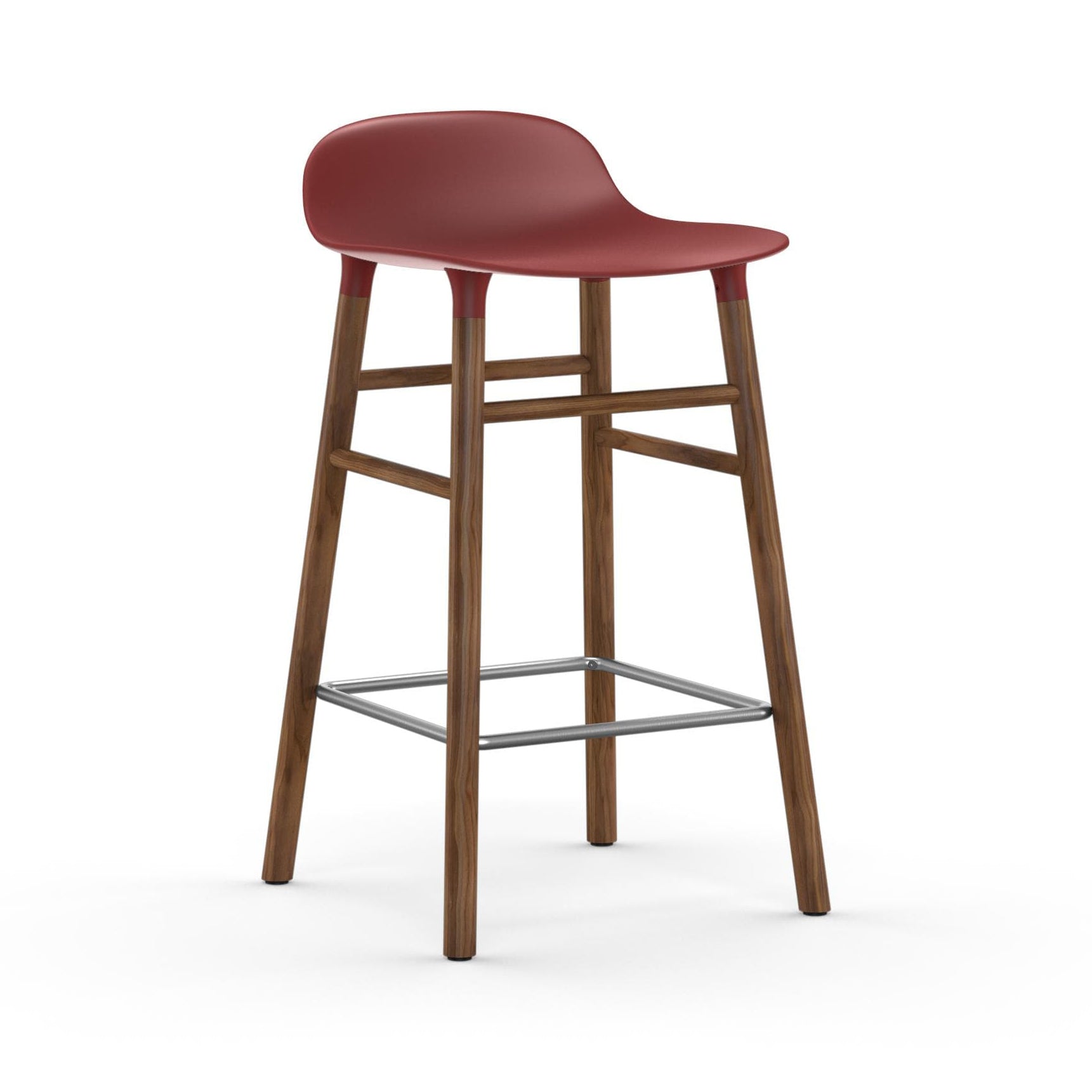 Normann Copenhagen Form Walnut Barstool