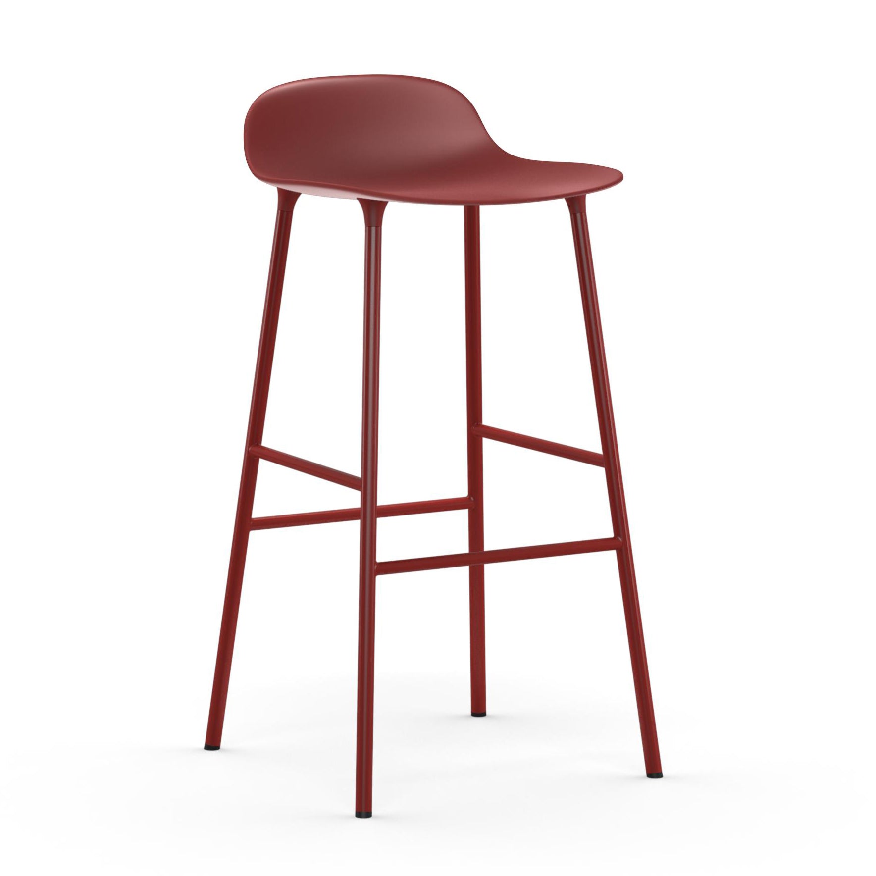 Ex Display Normann Copenhagen Form Steel Red Barstool