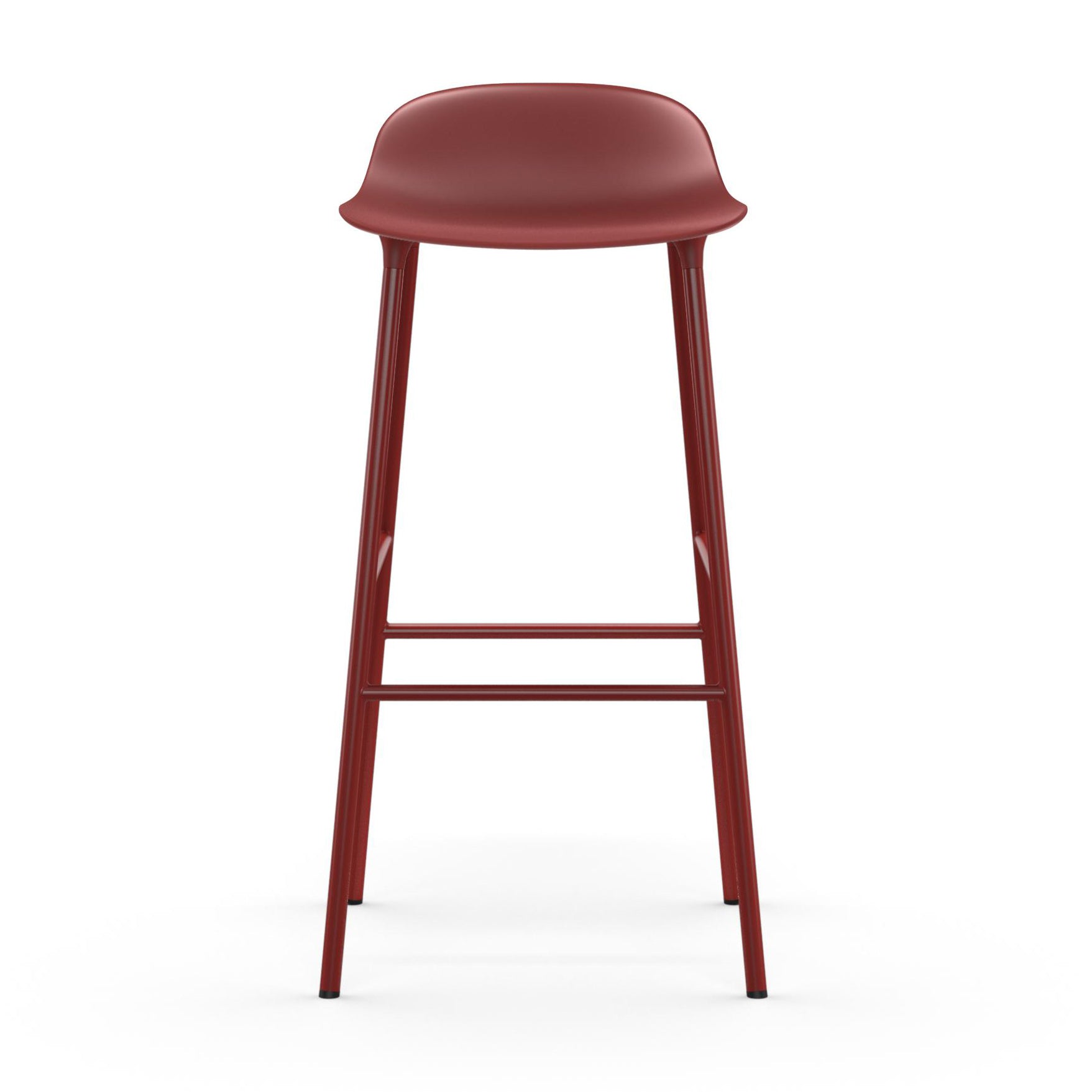 Ex Display Normann Copenhagen Form Steel Red Barstool