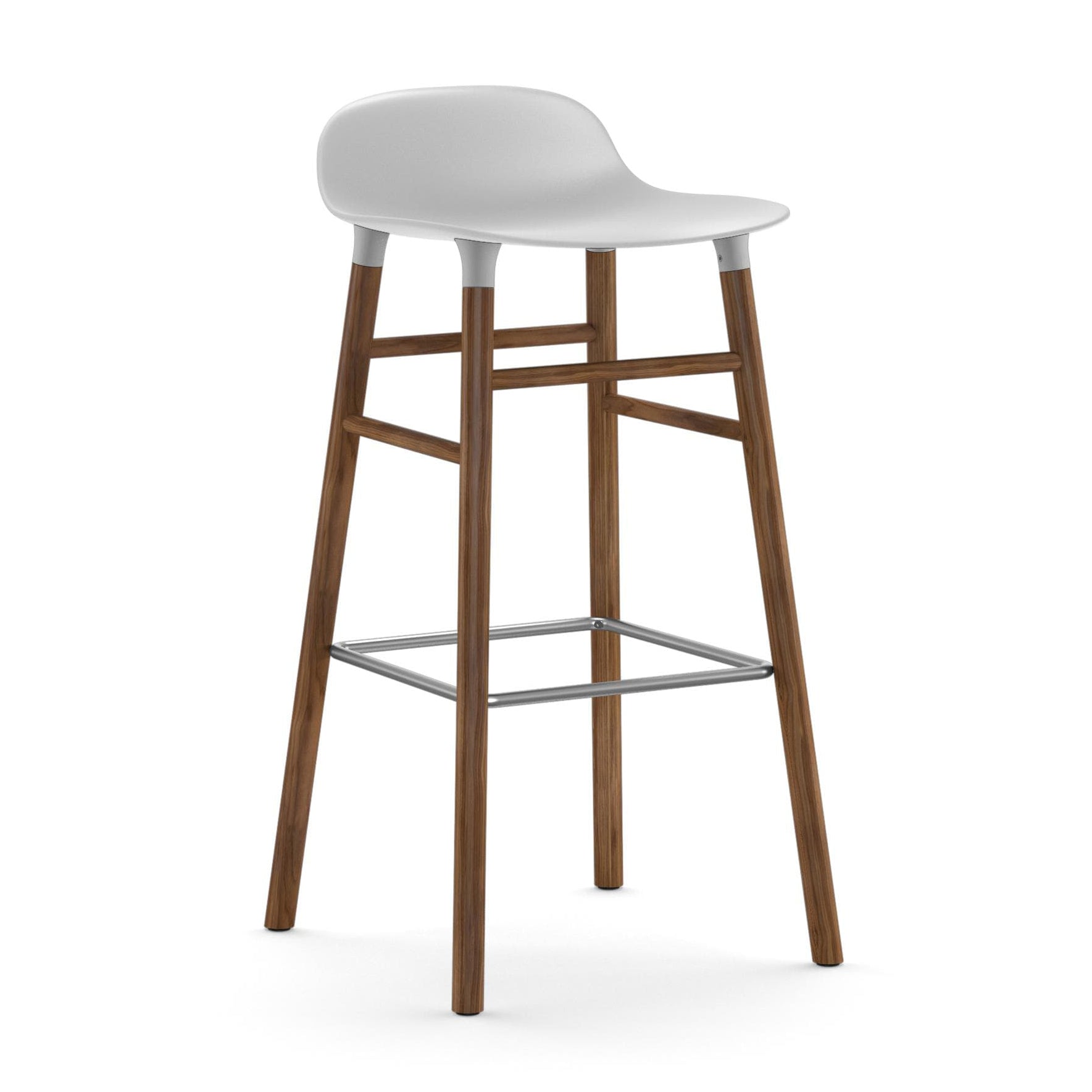 Normann Copenhagen Form Walnut Barstool