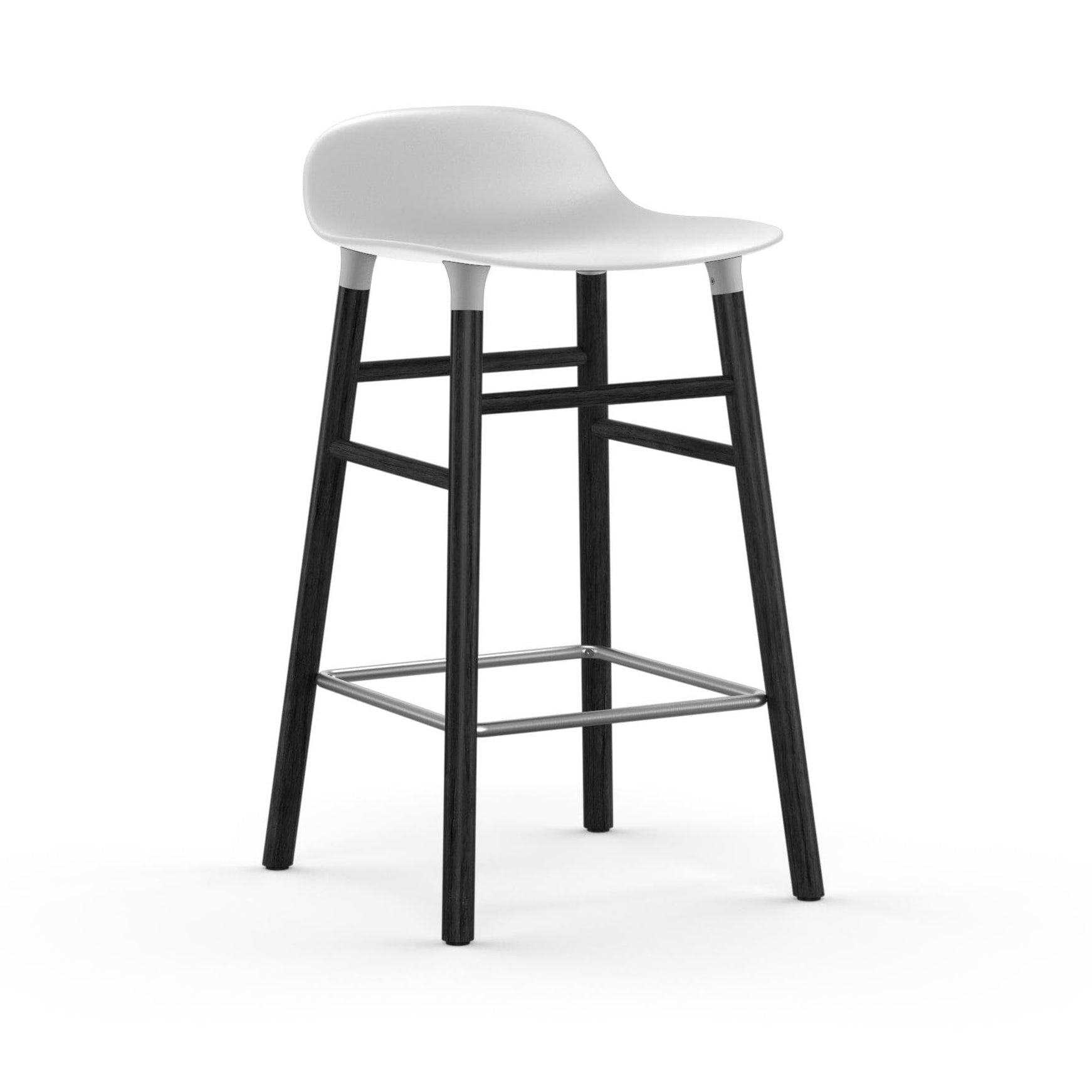 Normann Copenhagen Form Black Oak Barstool