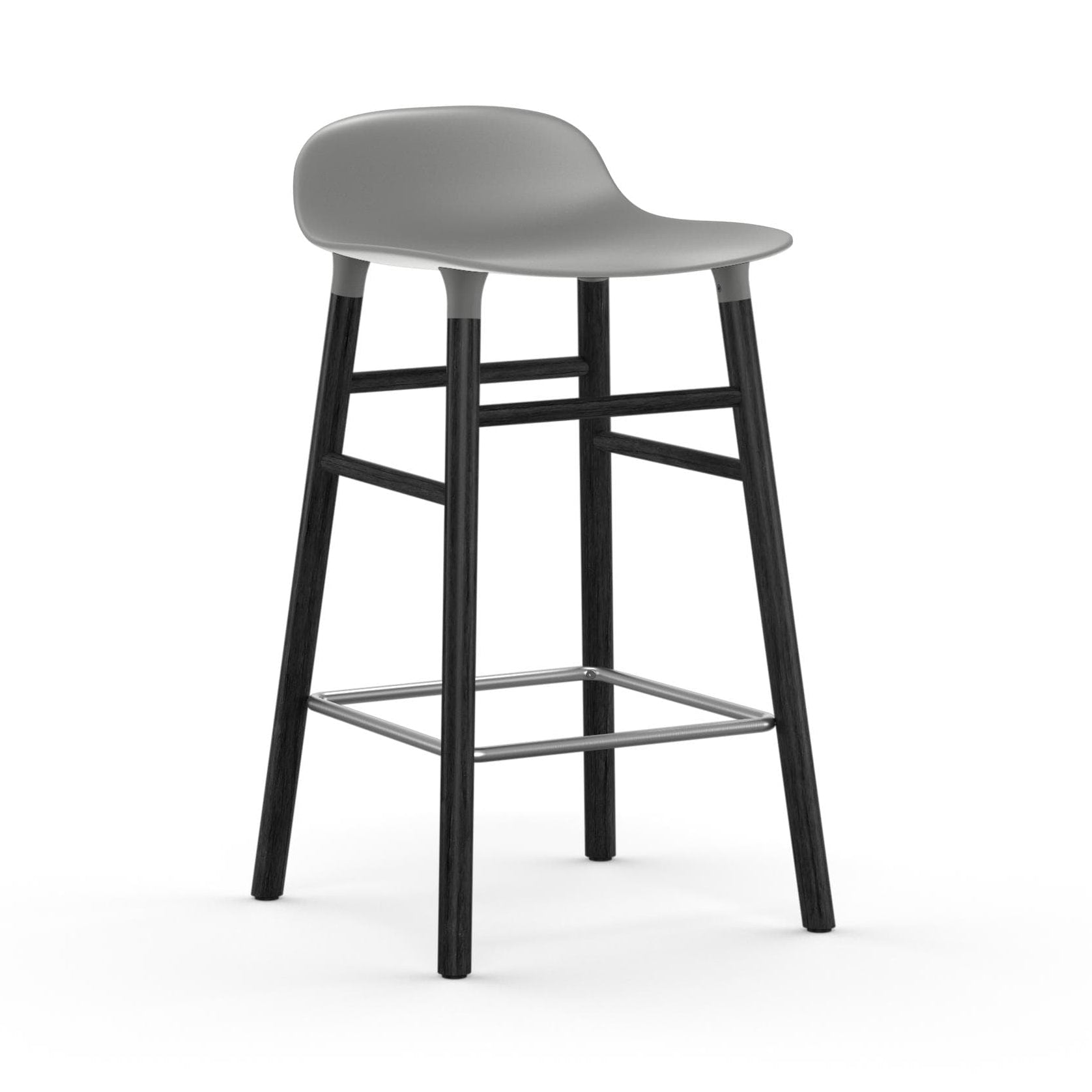 Normann Copenhagen Form Black Oak Barstool