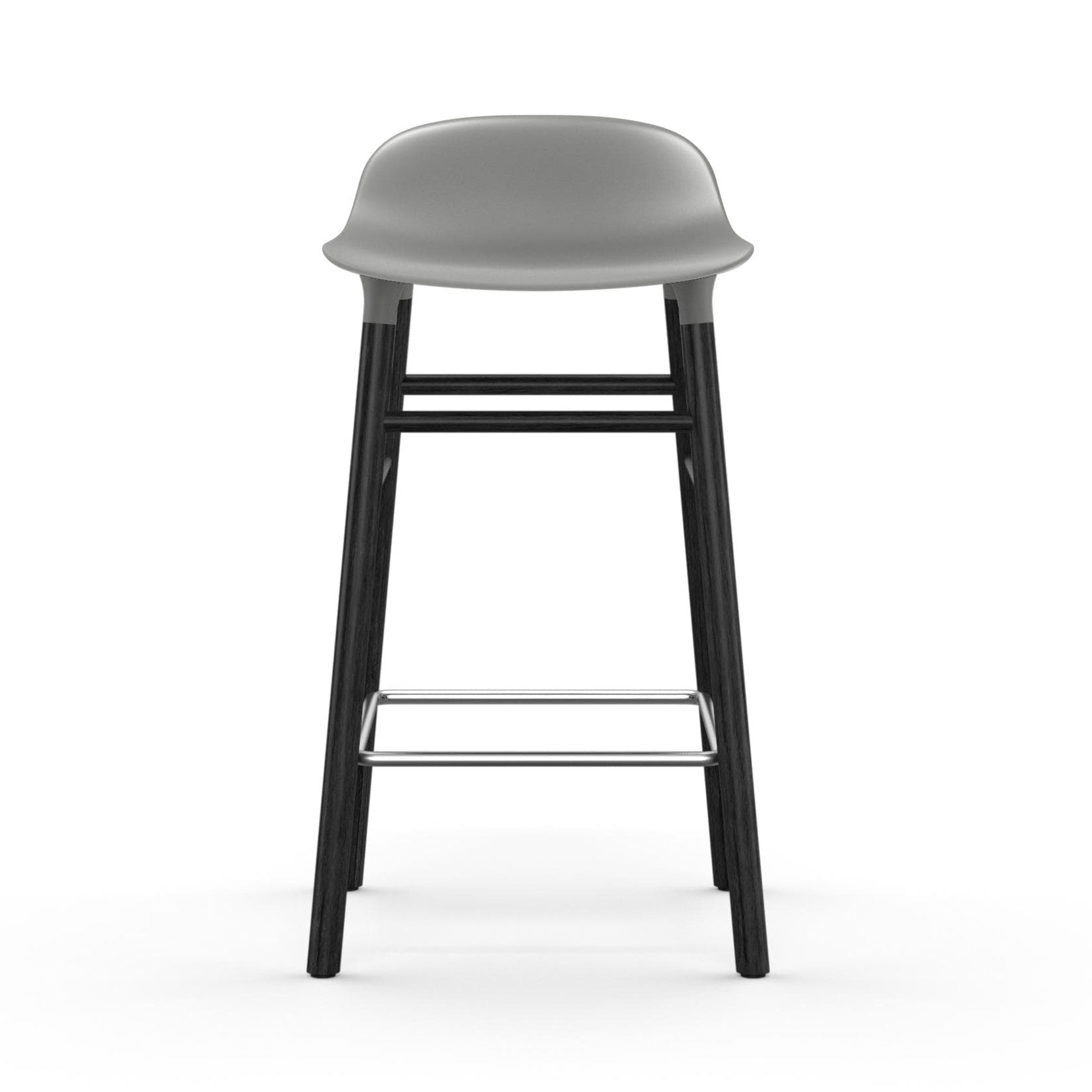 Normann Copenhagen Form Black Oak Barstool