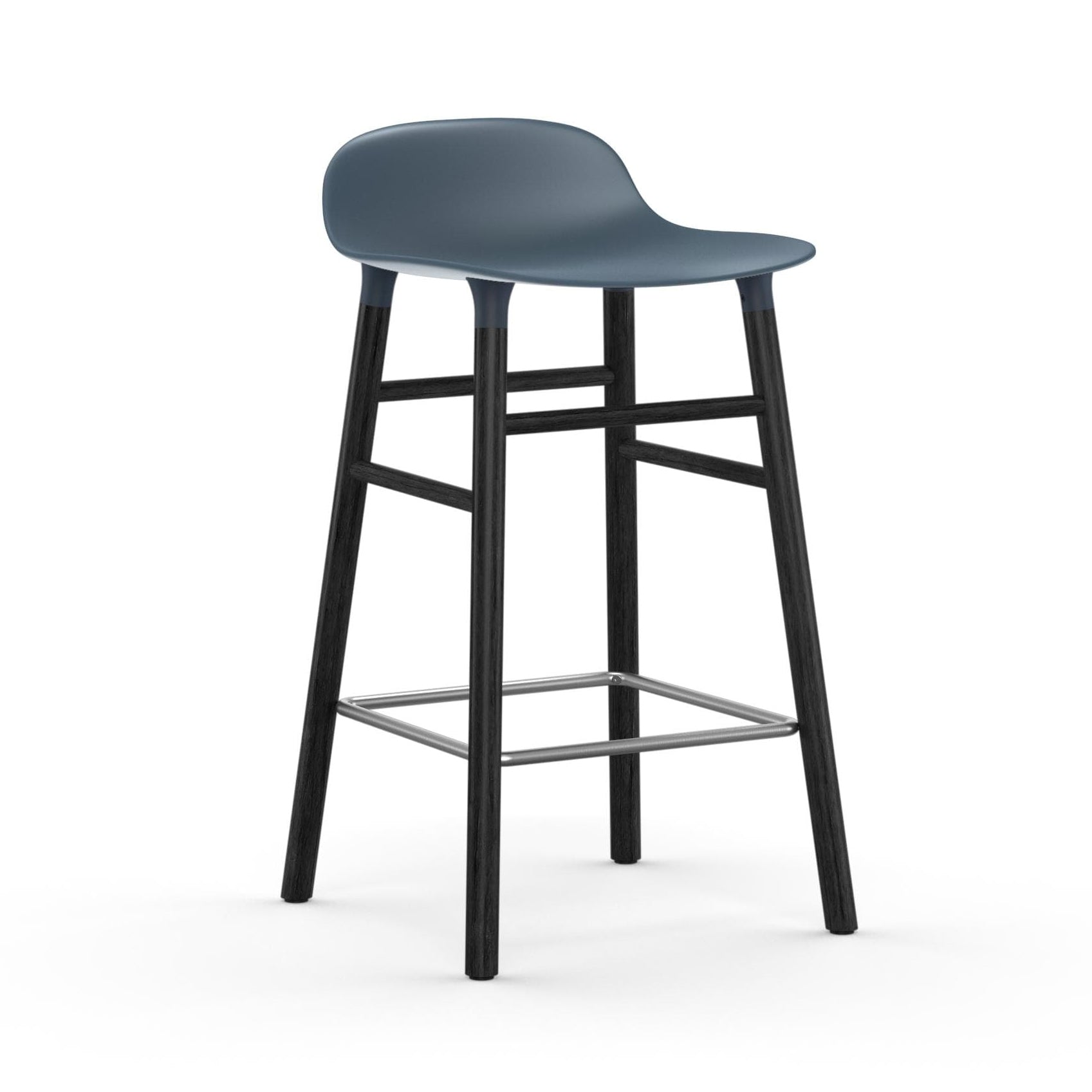 Normann Copenhagen Form Black Oak Barstool