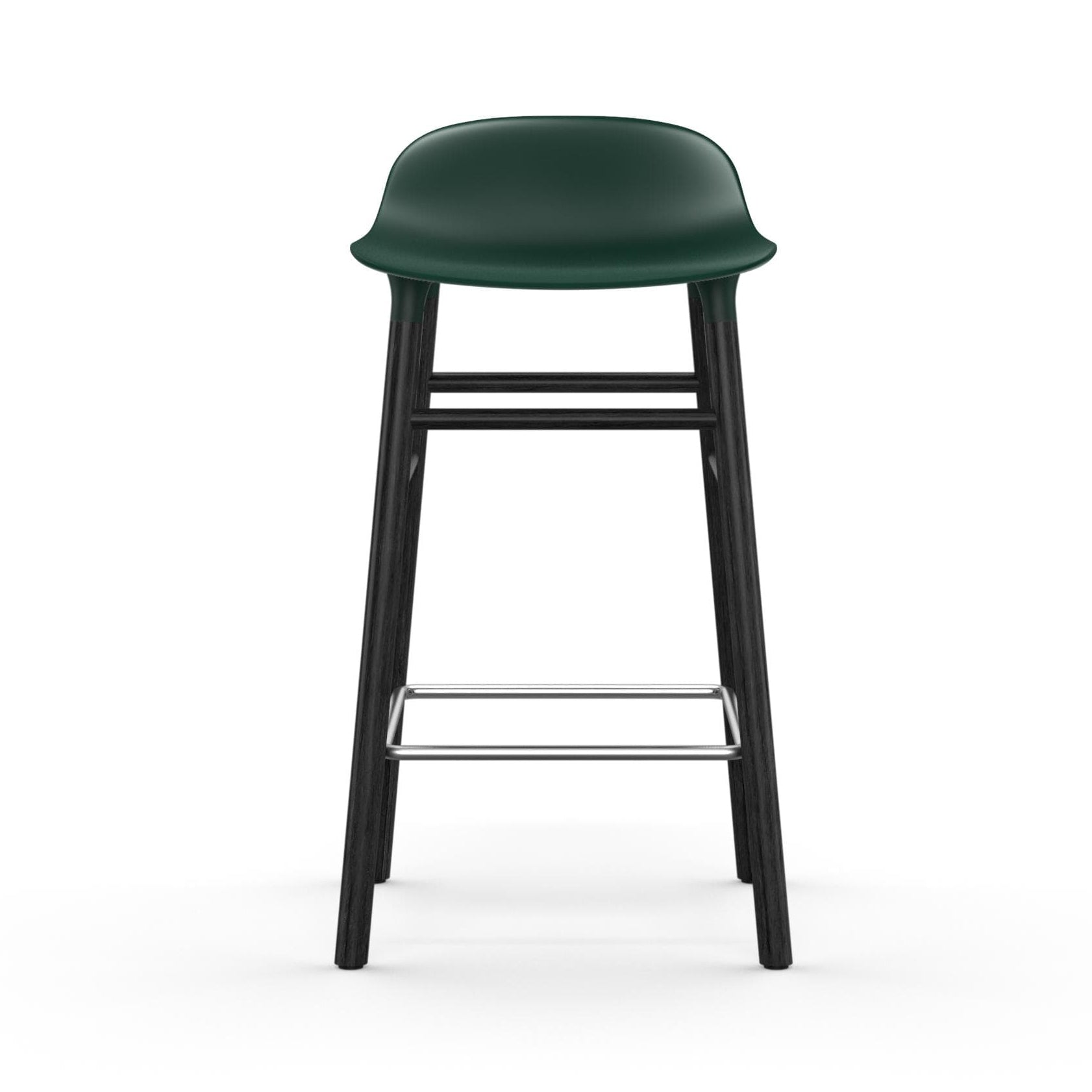 Normann Copenhagen Form Black Oak Barstool