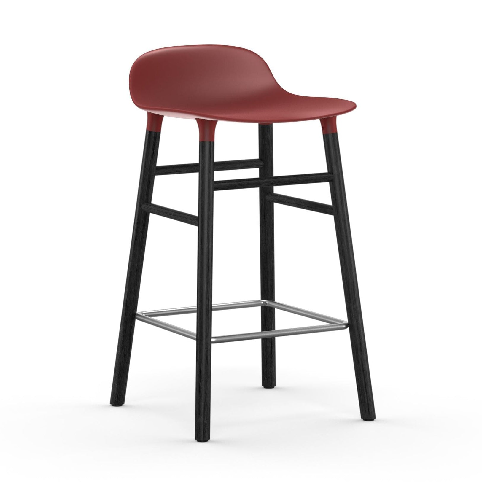 Normann Copenhagen Form Black Oak Barstool