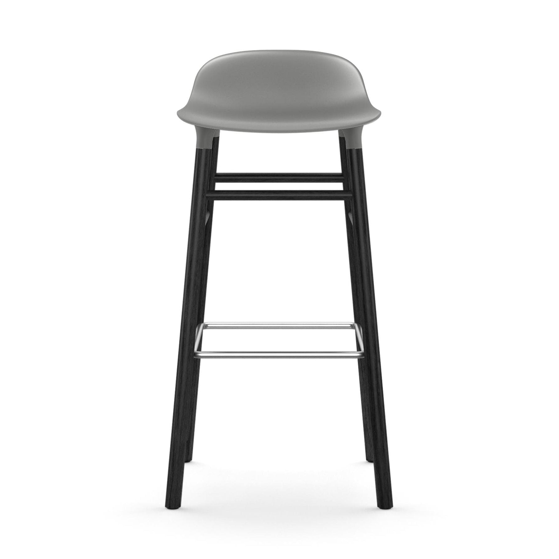 Normann Copenhagen Form Black Oak Barstool