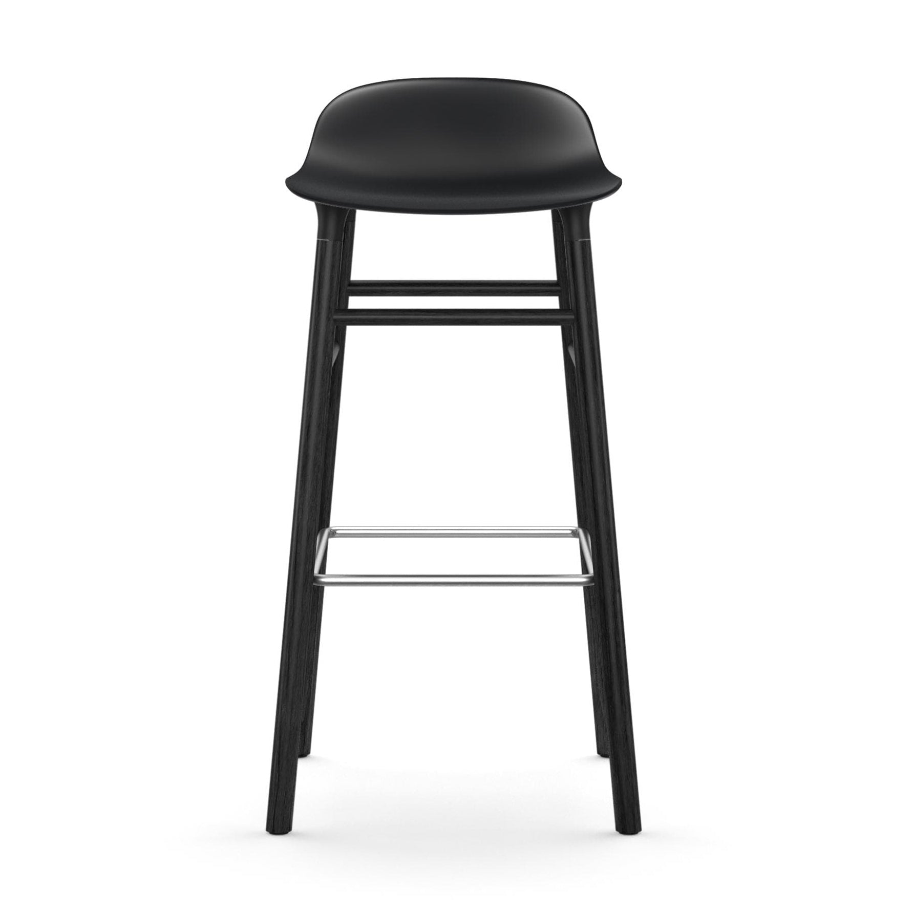 Normann Copenhagen Form Black Oak Barstool