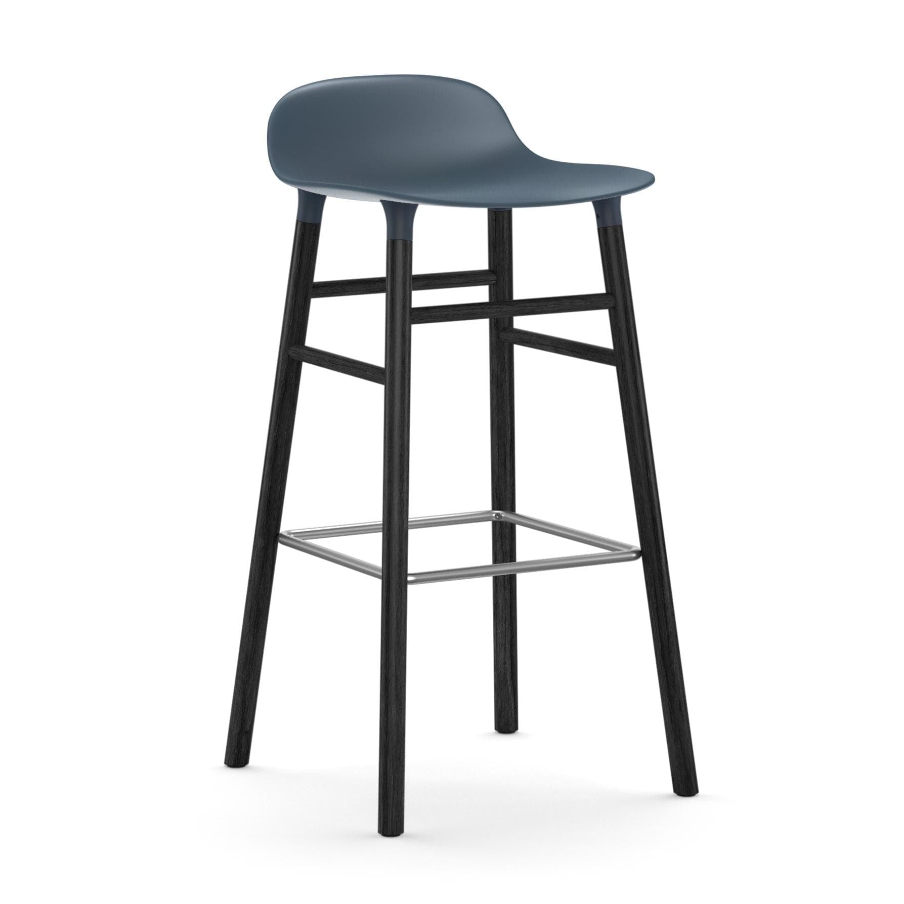 Normann Copenhagen Form Black Oak Barstool